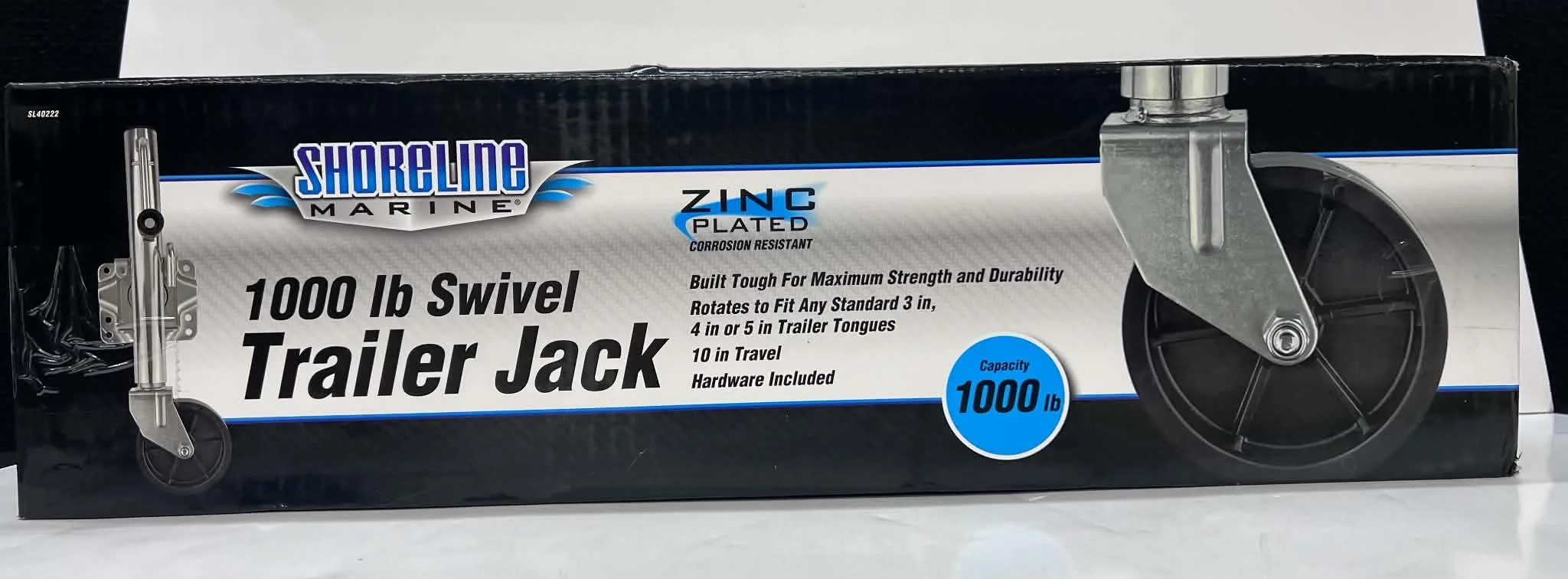 Shoreline Marine 1000 lb Swivel Trailer Jack