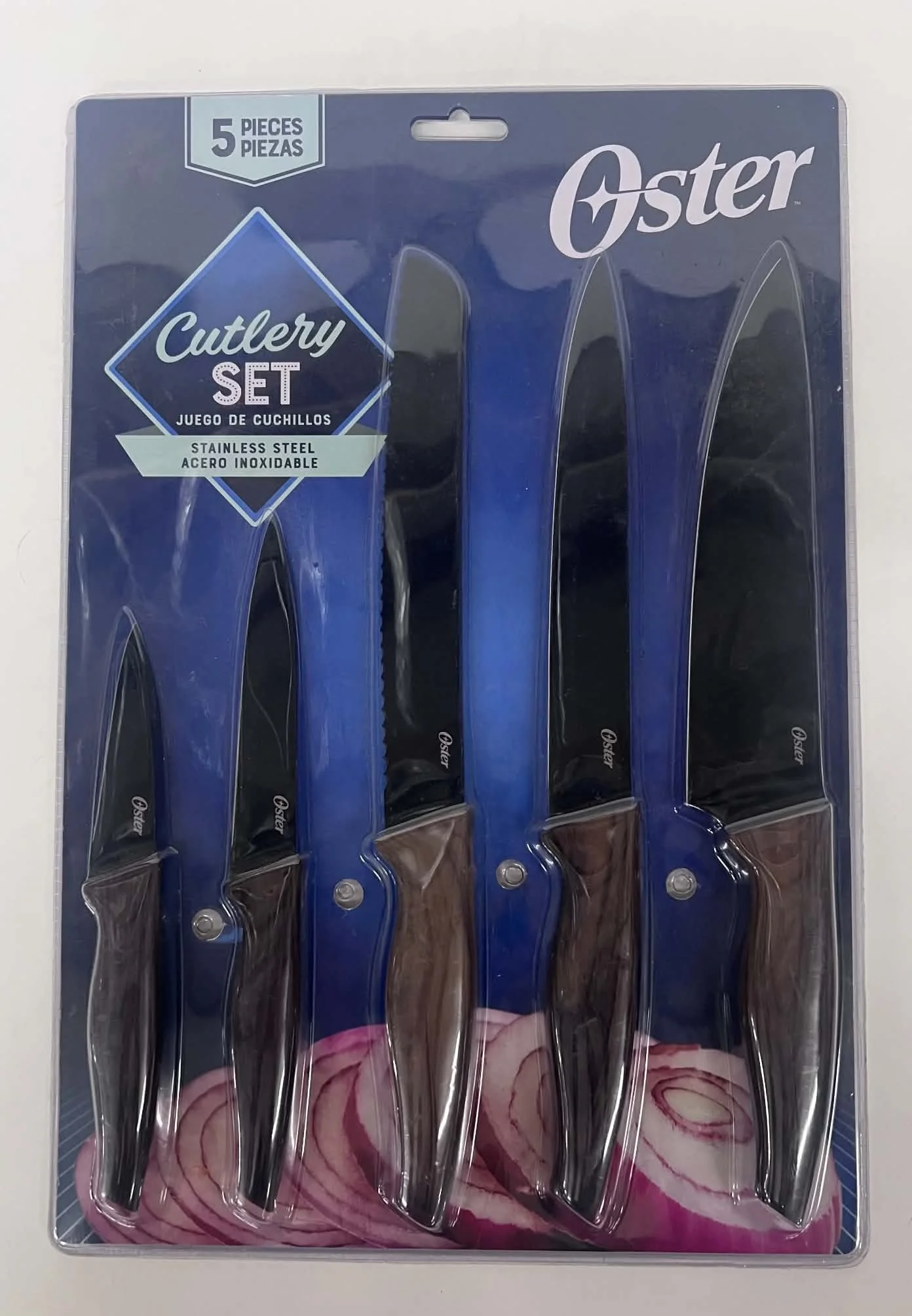 Oster 5-Piece Stainless Steel Knife Set