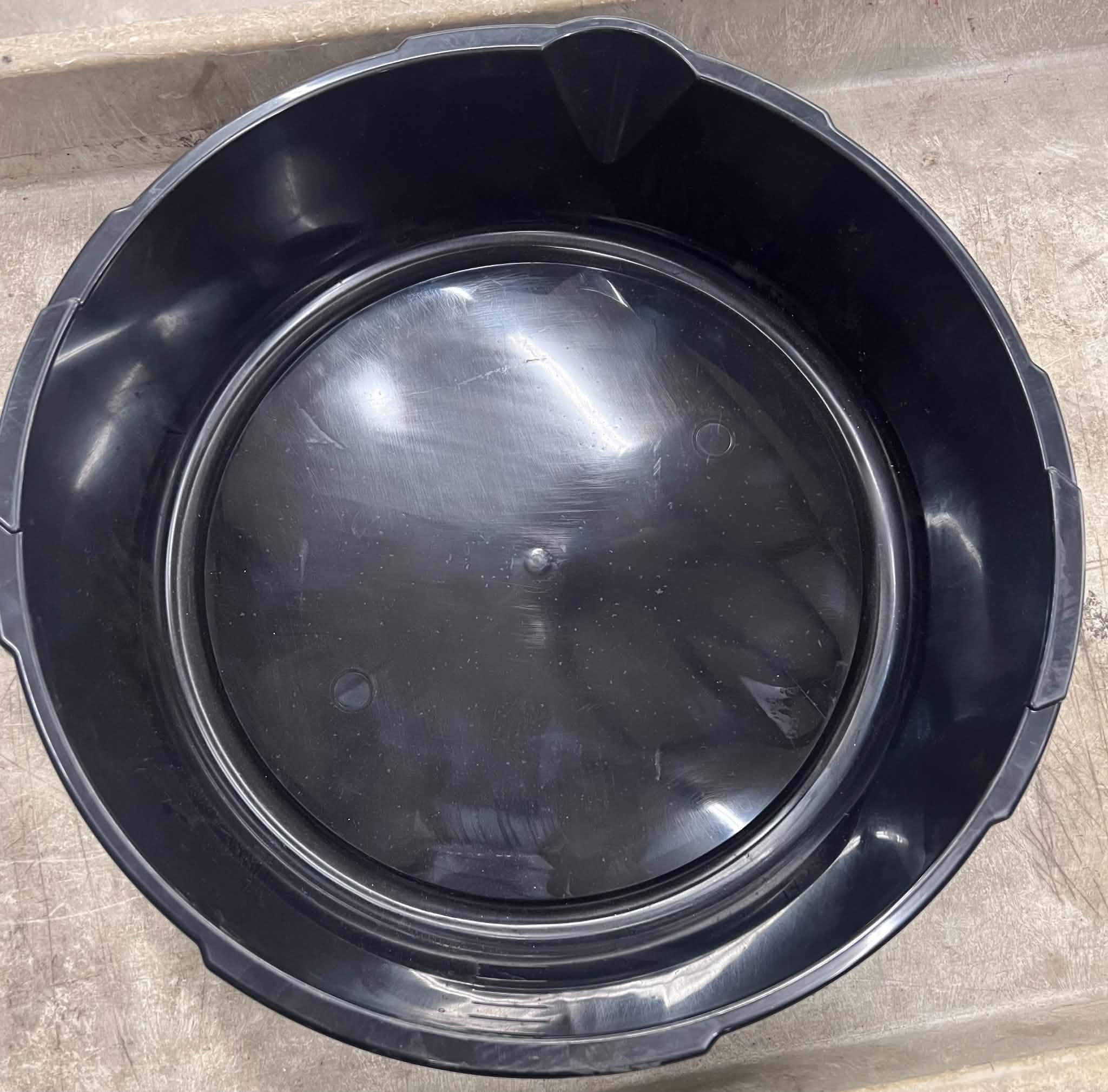 Heavy-Duty Black Utility Tub