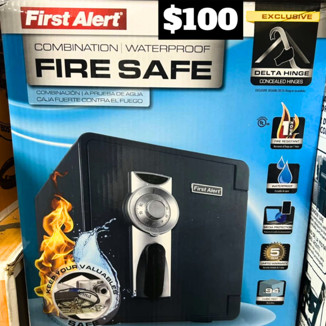 First Alert Fire Safe - Ultimate Protection with Combination Lock