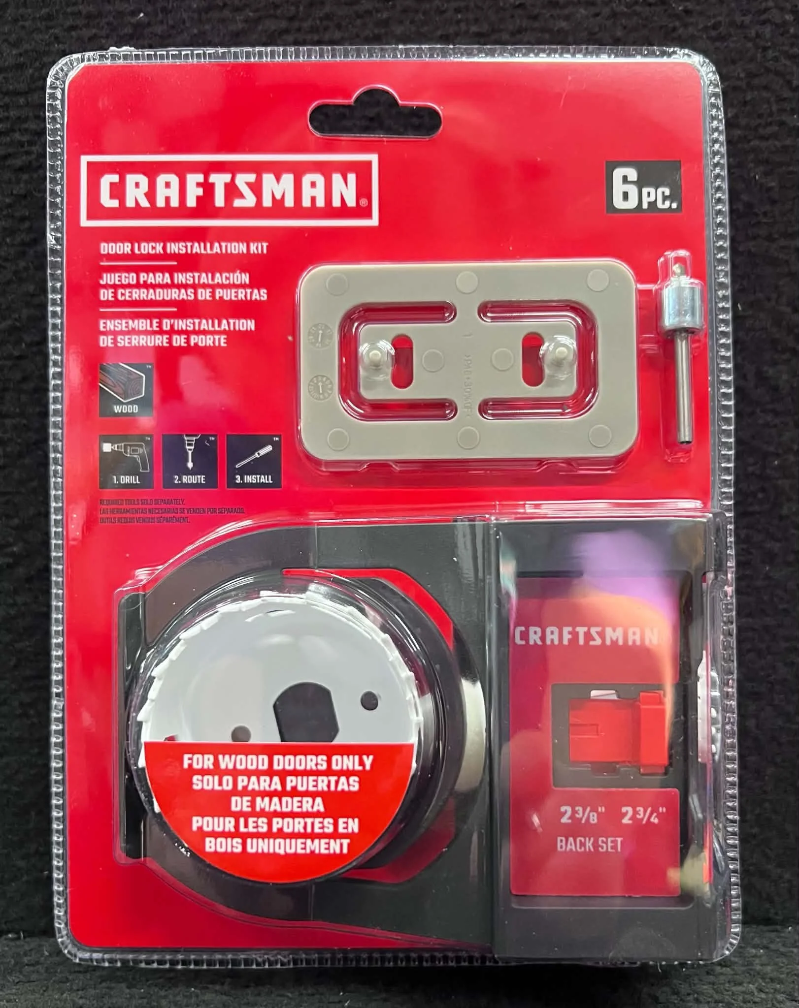 CRAFTSMAN Door Lock Installation Kit