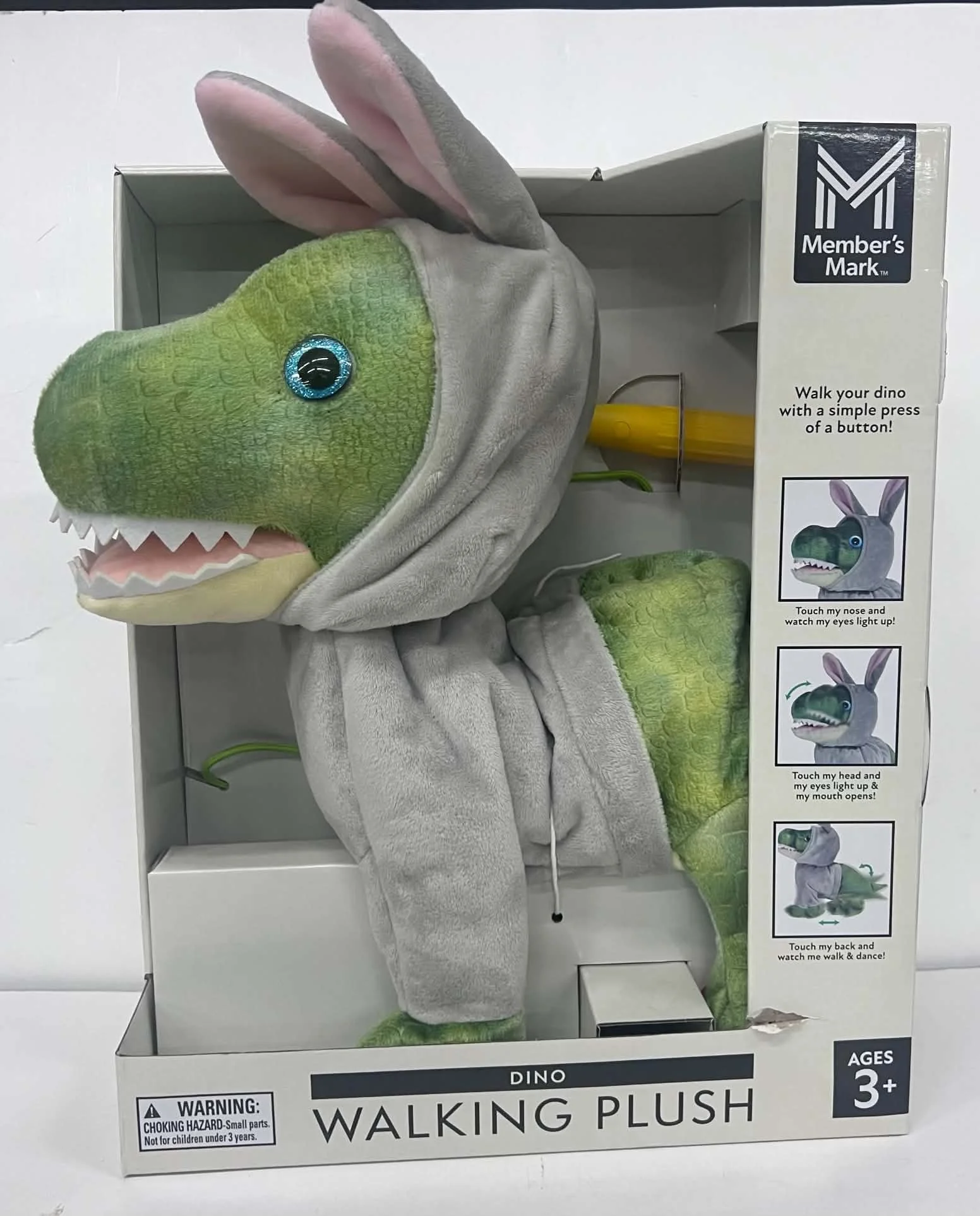 Interactive Walking Dino Plush Toy