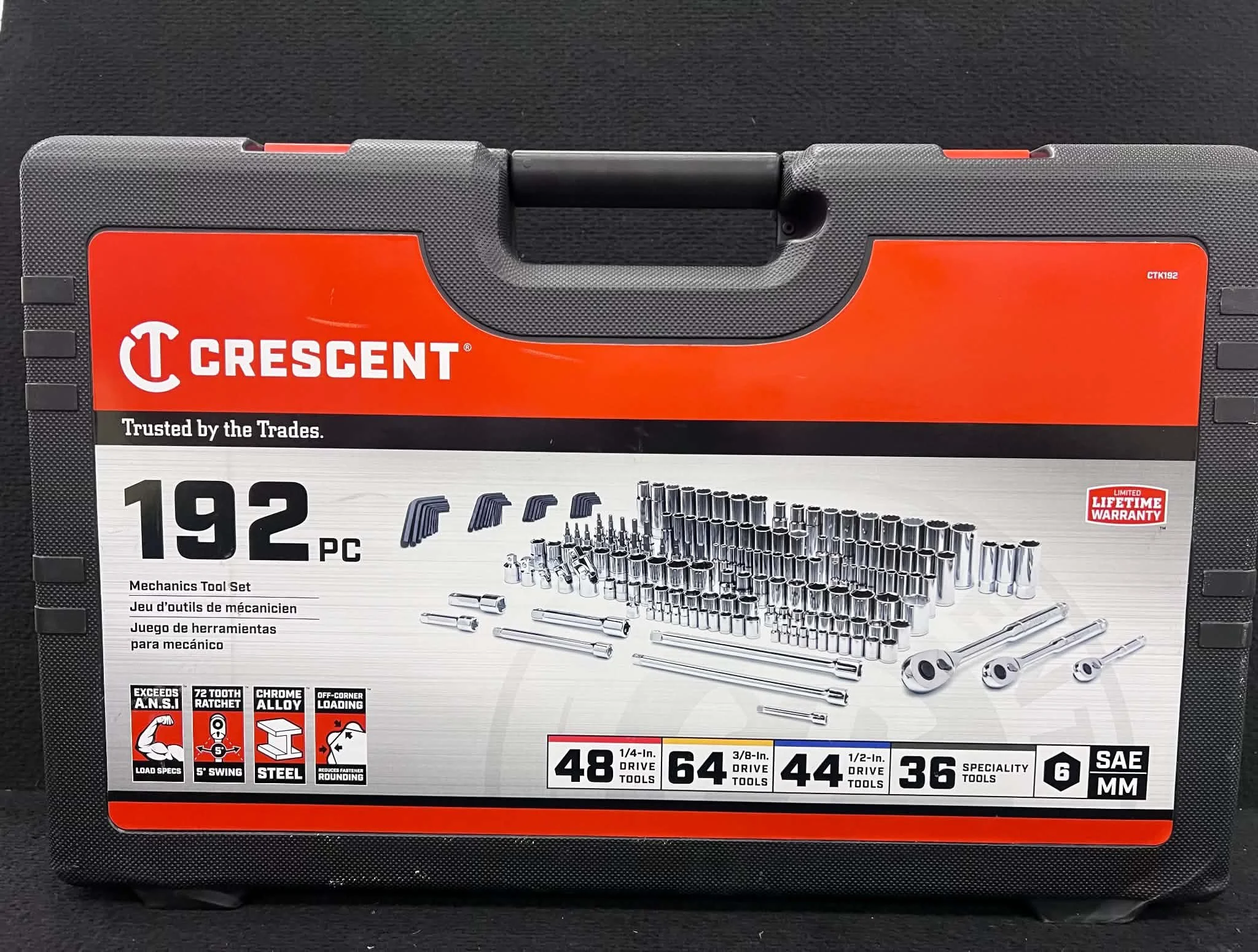 Crescent 192-Piece Mechanics Tool Set
