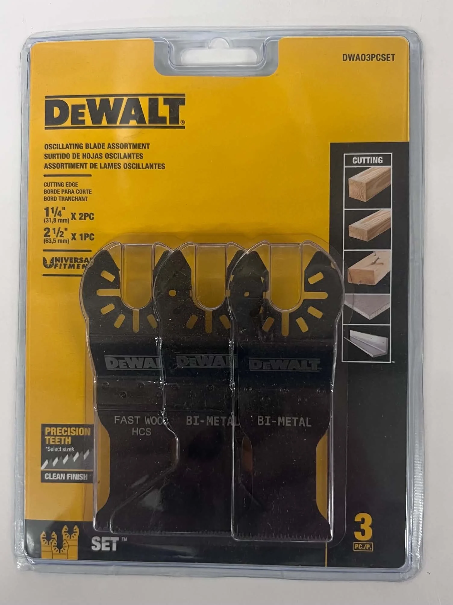 DEWALT Oscillating Blade Assortment - Multi-Pack