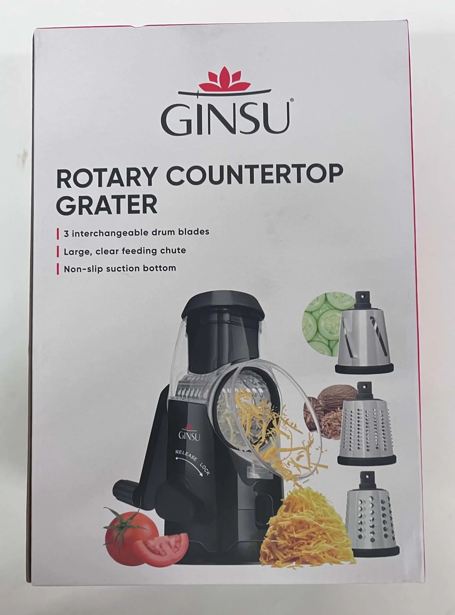 Ginsu Rotary Countertop Grater