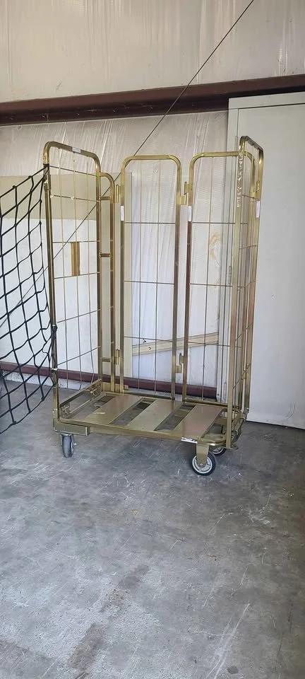 Versatile Rolling Collapsible Cart with Secure Net