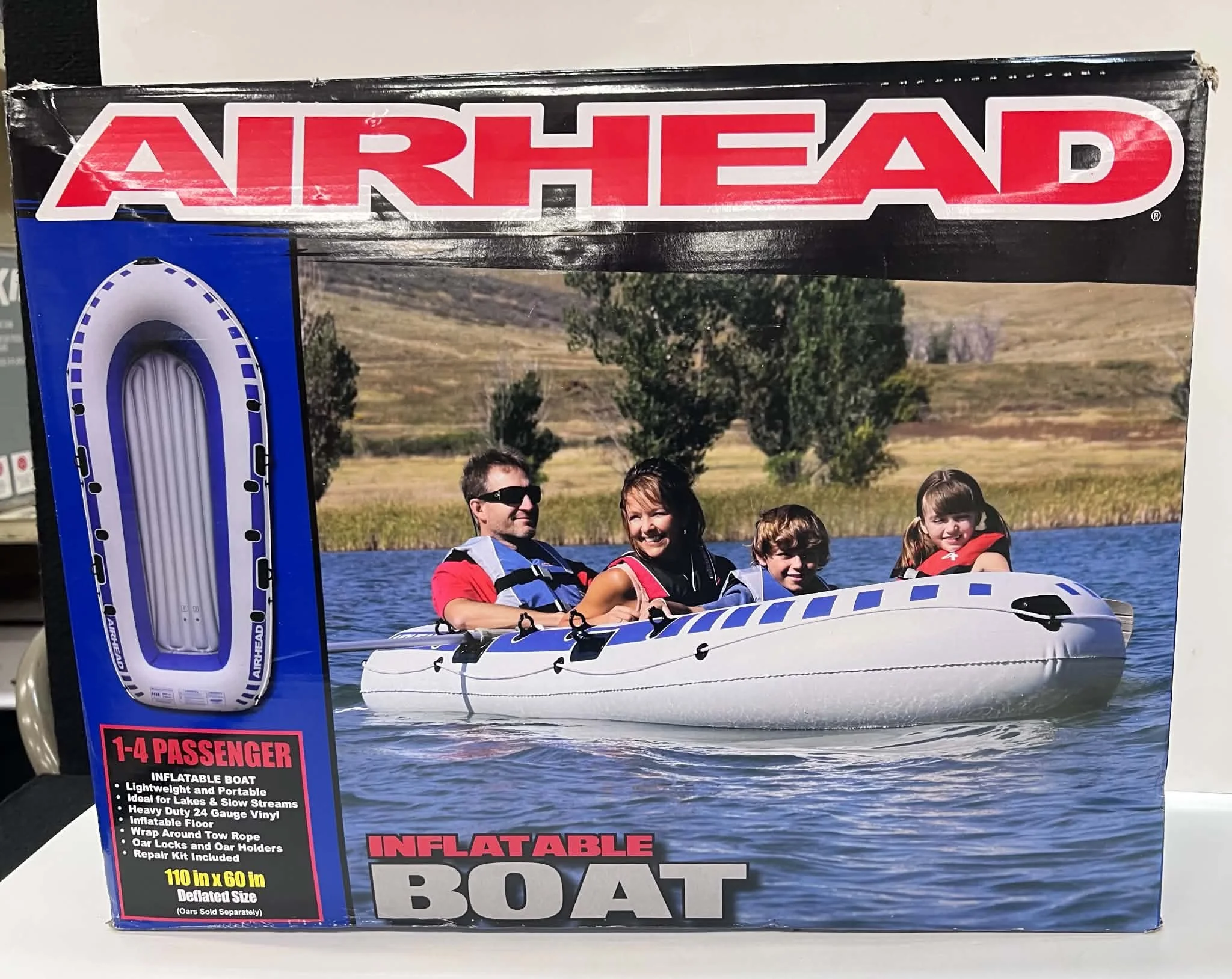 Airhead 4-Passenger Inflatable Boat