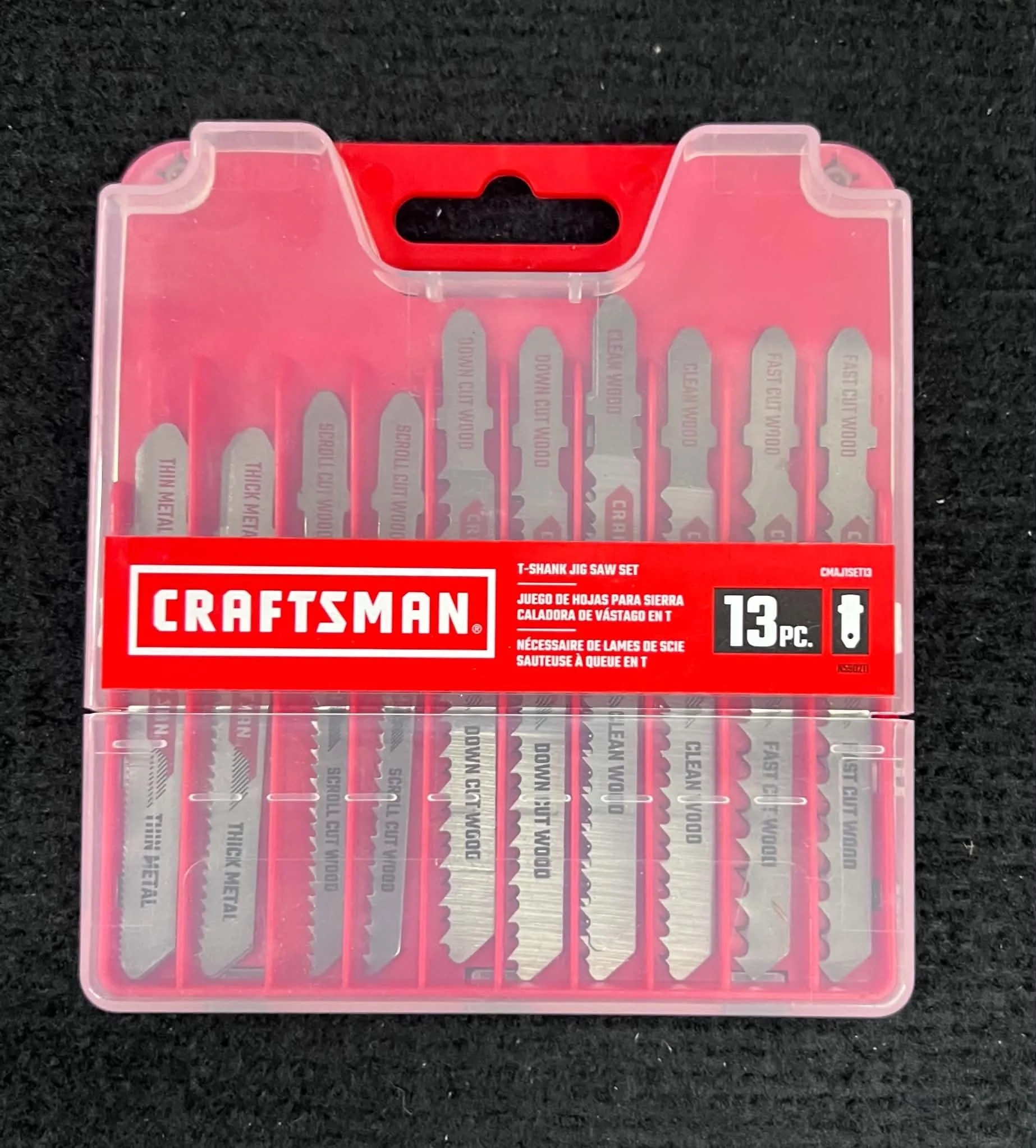 Craftsman 13-Piece T-Shank Jig Saw Blade Set