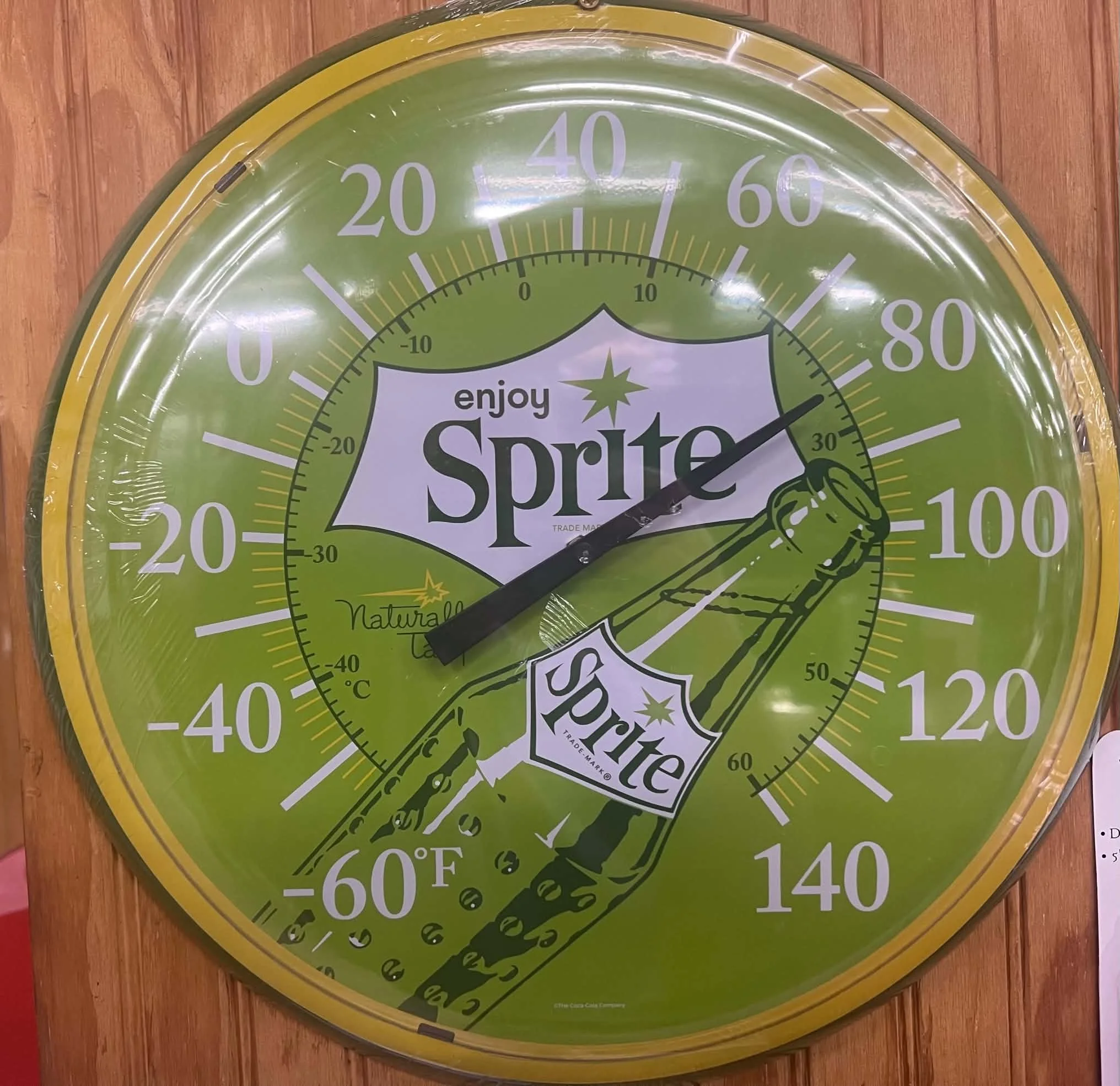 Vintage Sprite Thermometer