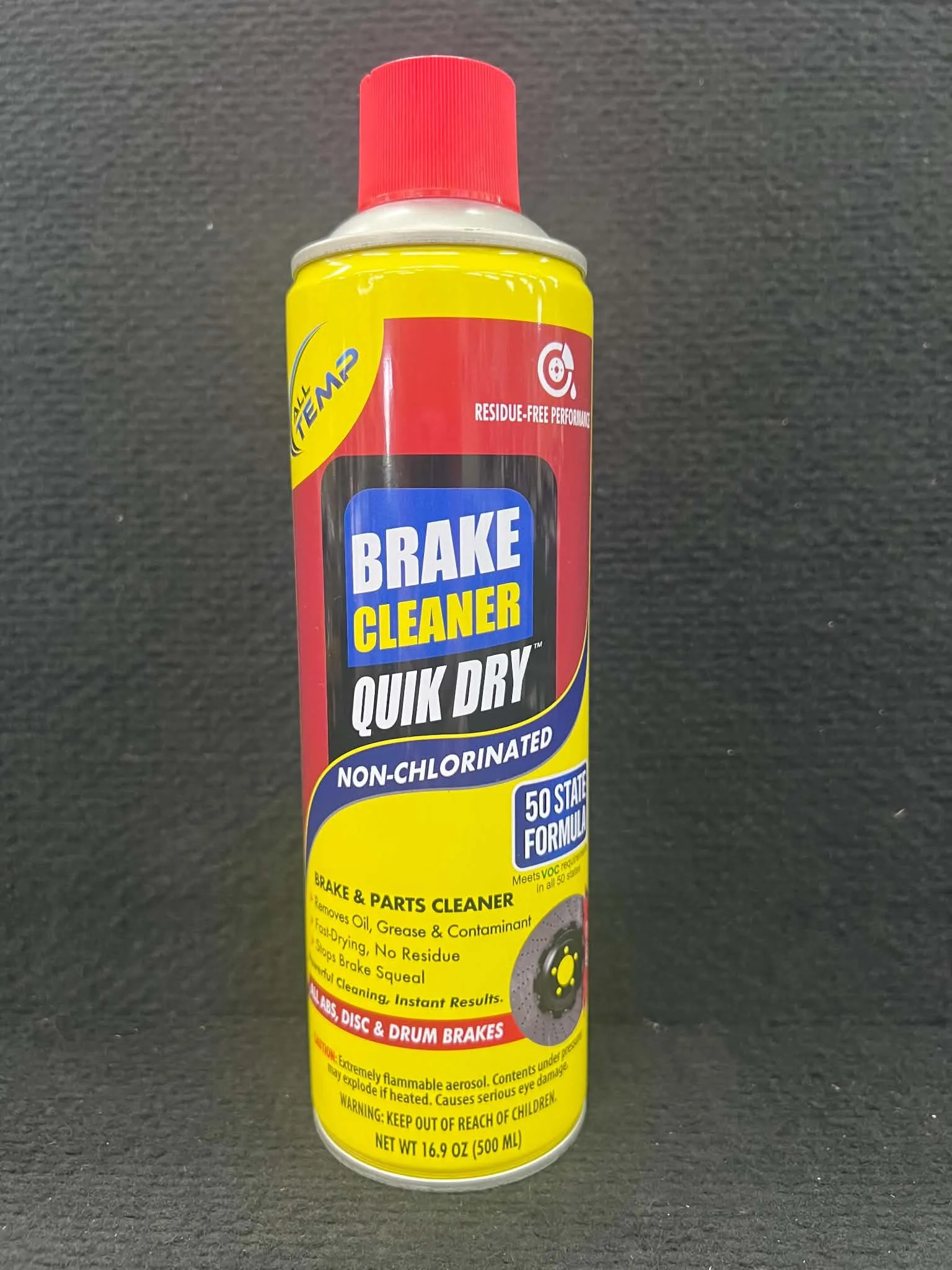 Brake Cleaner Quik Dry Non-Chlorinated Spray