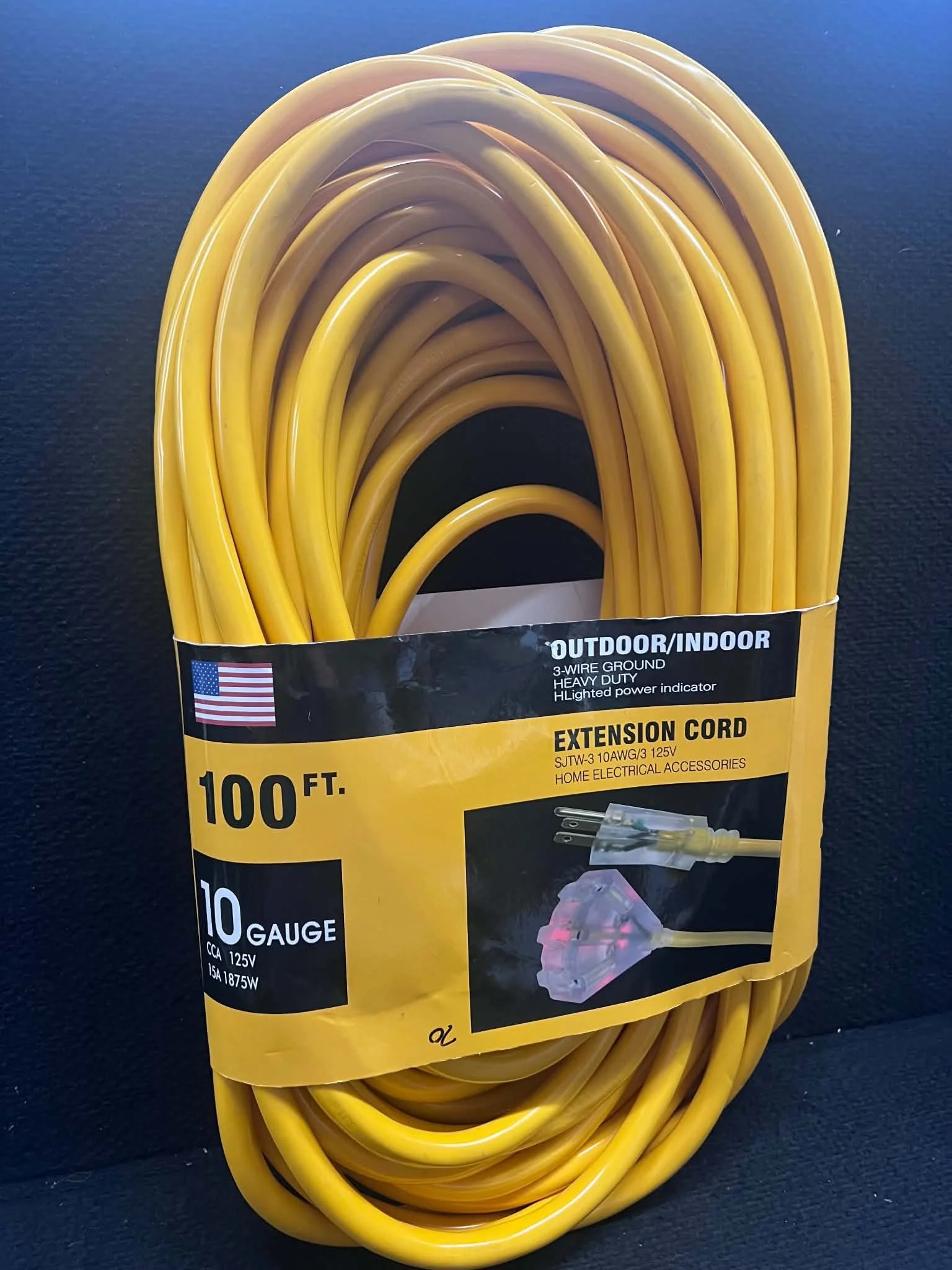 100ft 10GA Ext Cord lighted end 75.jpg