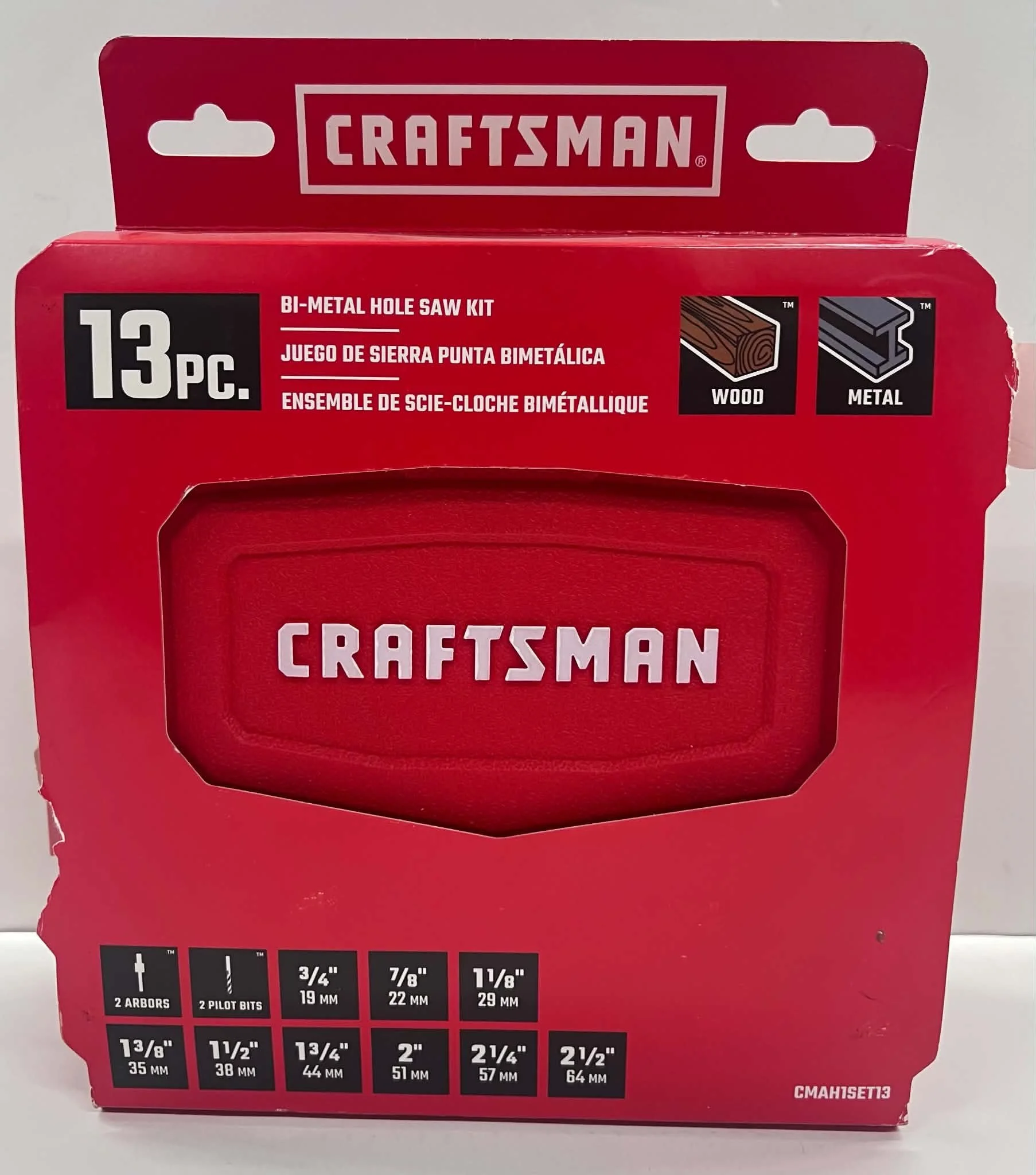 Craftsman 13-Piece Bi-Metal Hole Saw Kit