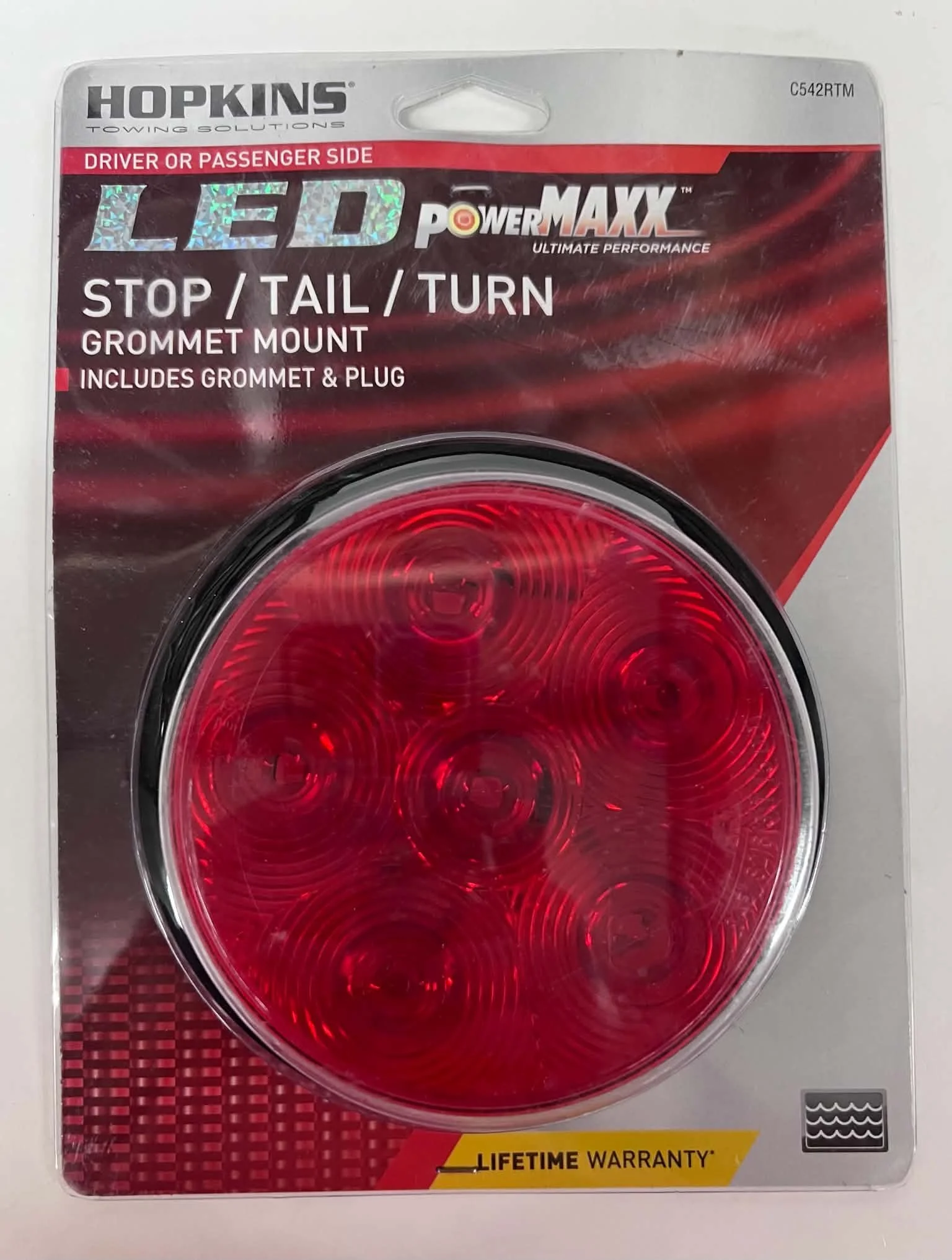 Hopkins LED Stop/Tail/Turn Light with Grommet Mount