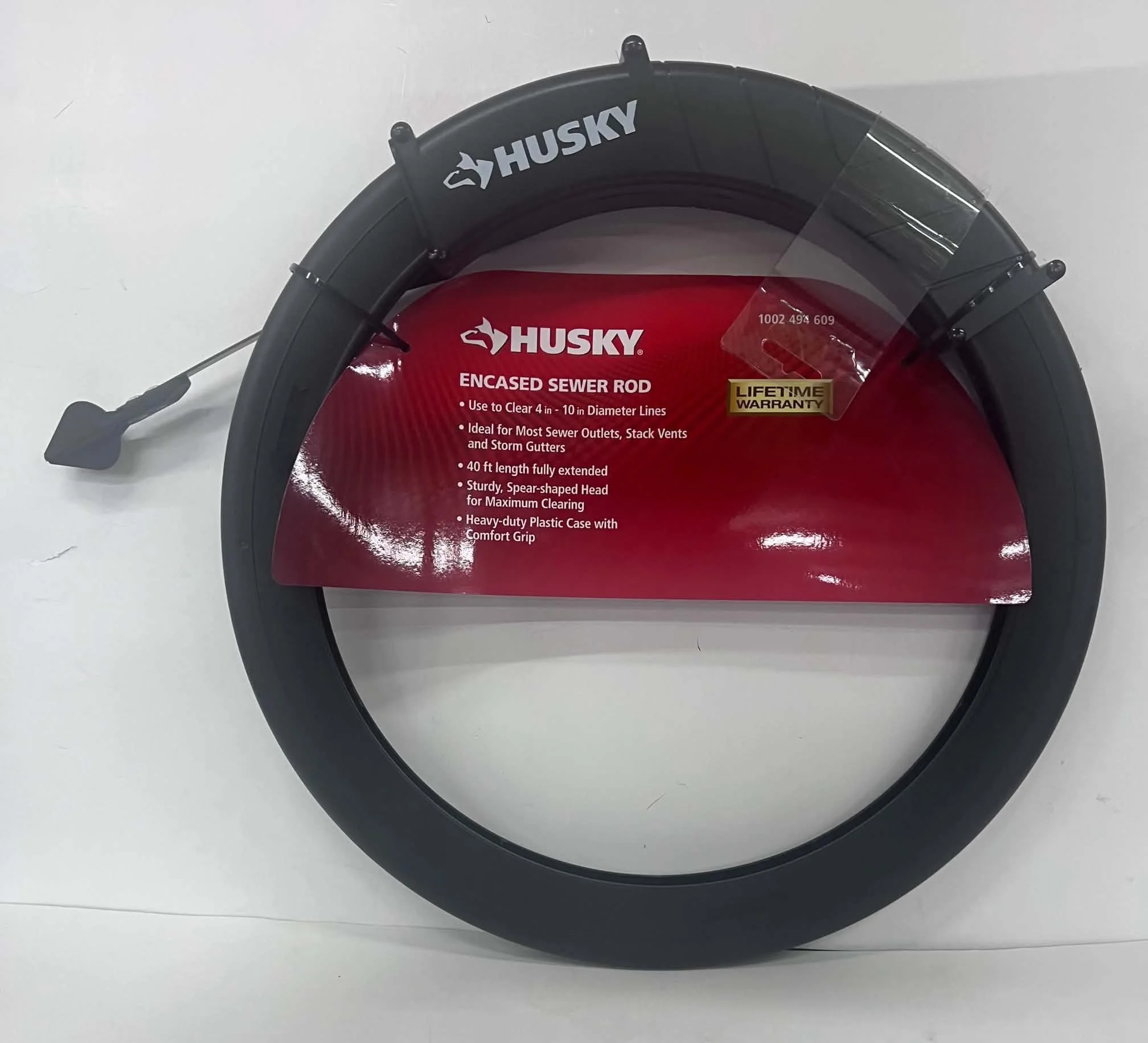 Husky Encased Sewer Rod