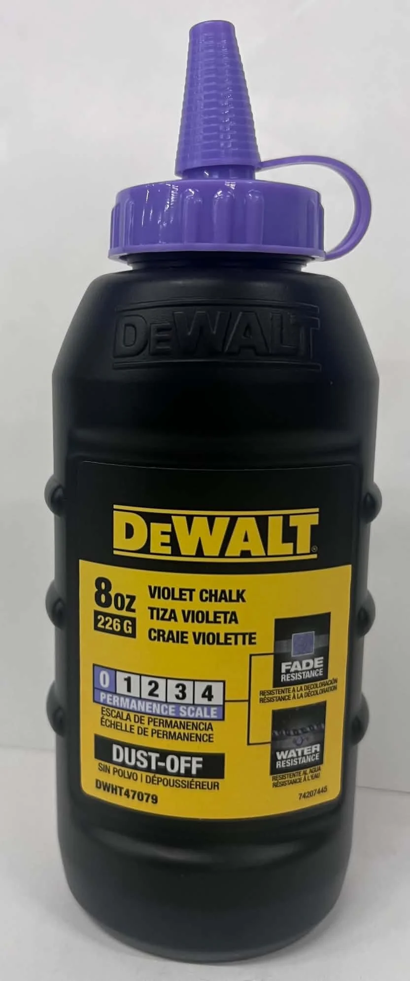 DeWalt 8oz Violet Chalk Bottle