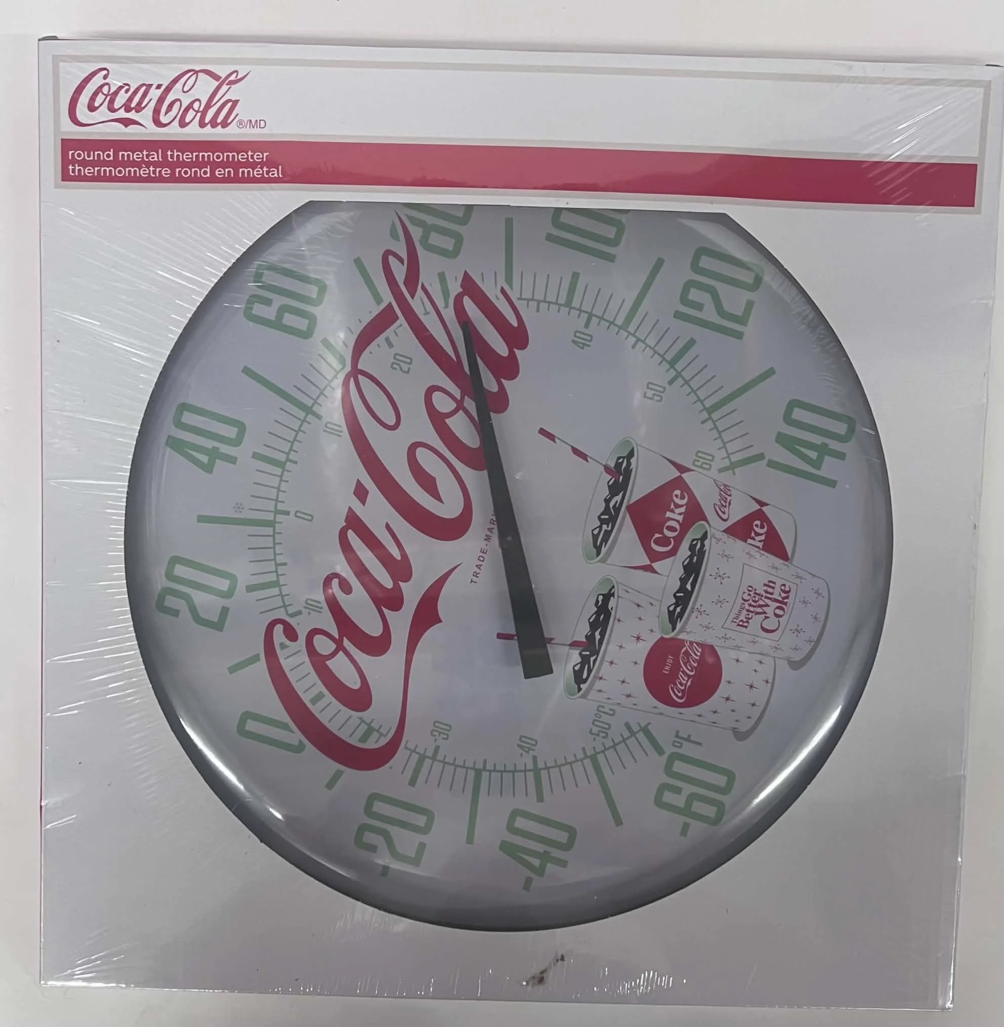 Coca-Cola Vintage Metal Thermometer