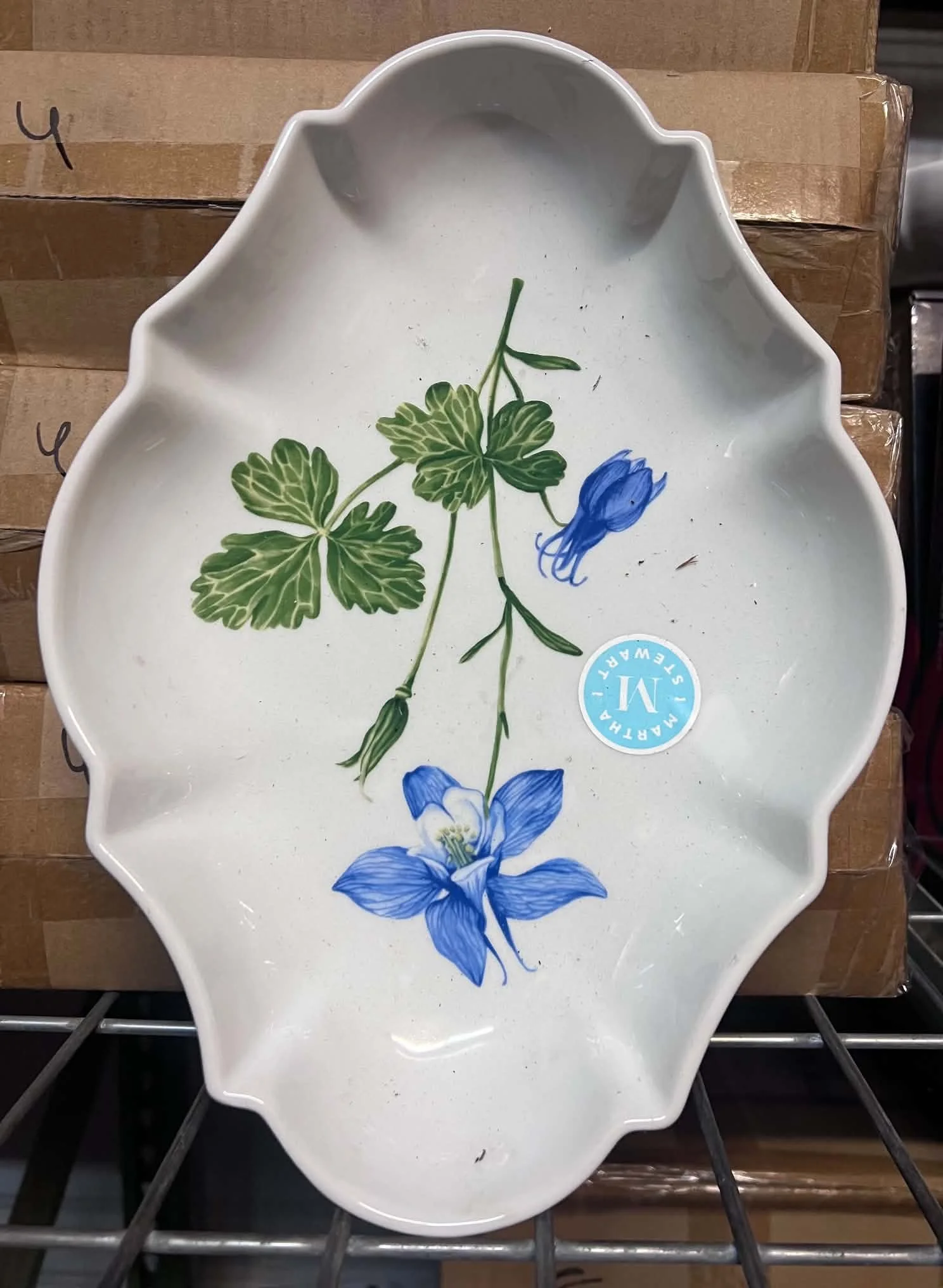 Elegant Ceramic Floral Plate