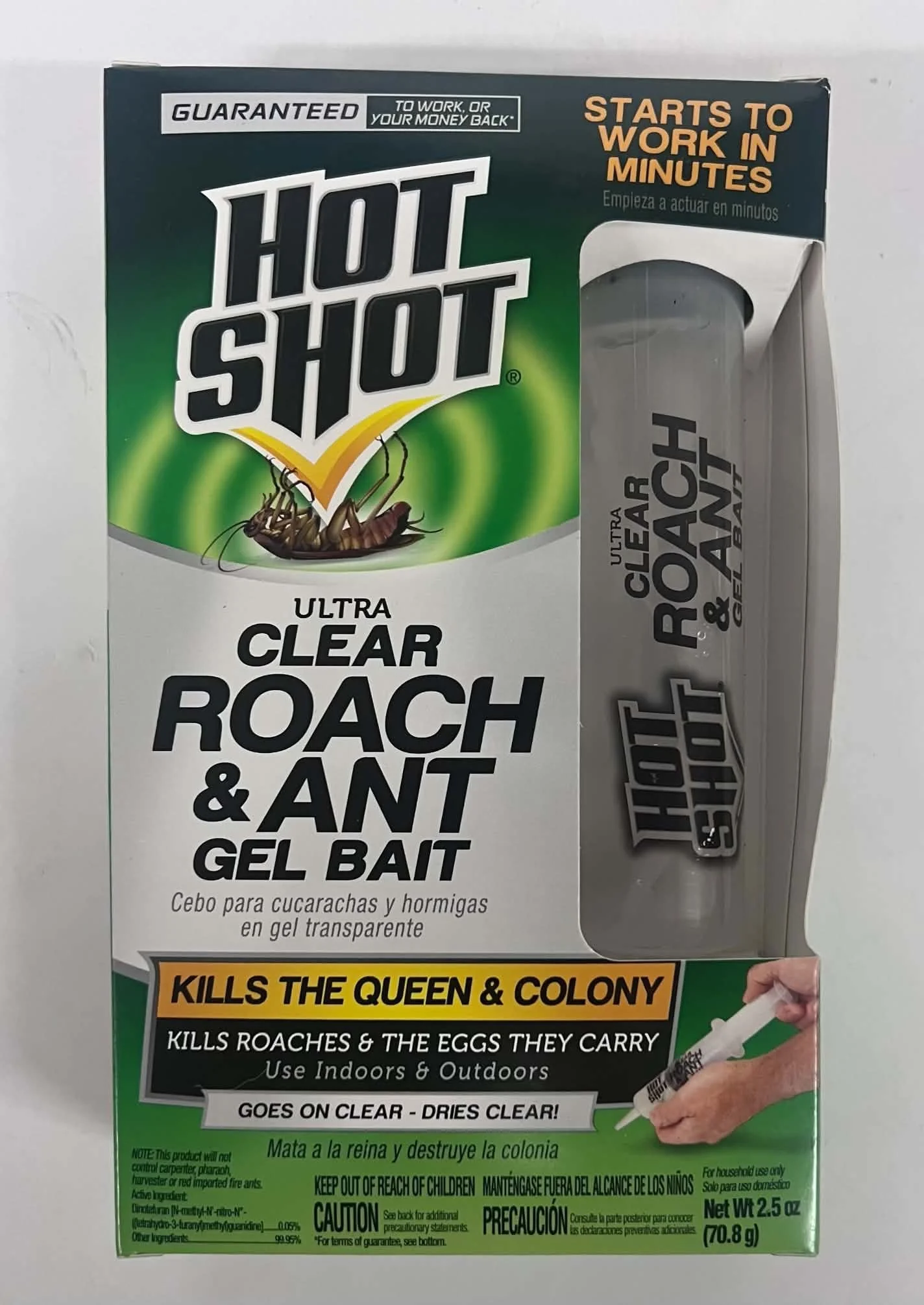 Hot Shot Ultra Clear Roach & Ant Gel Bait