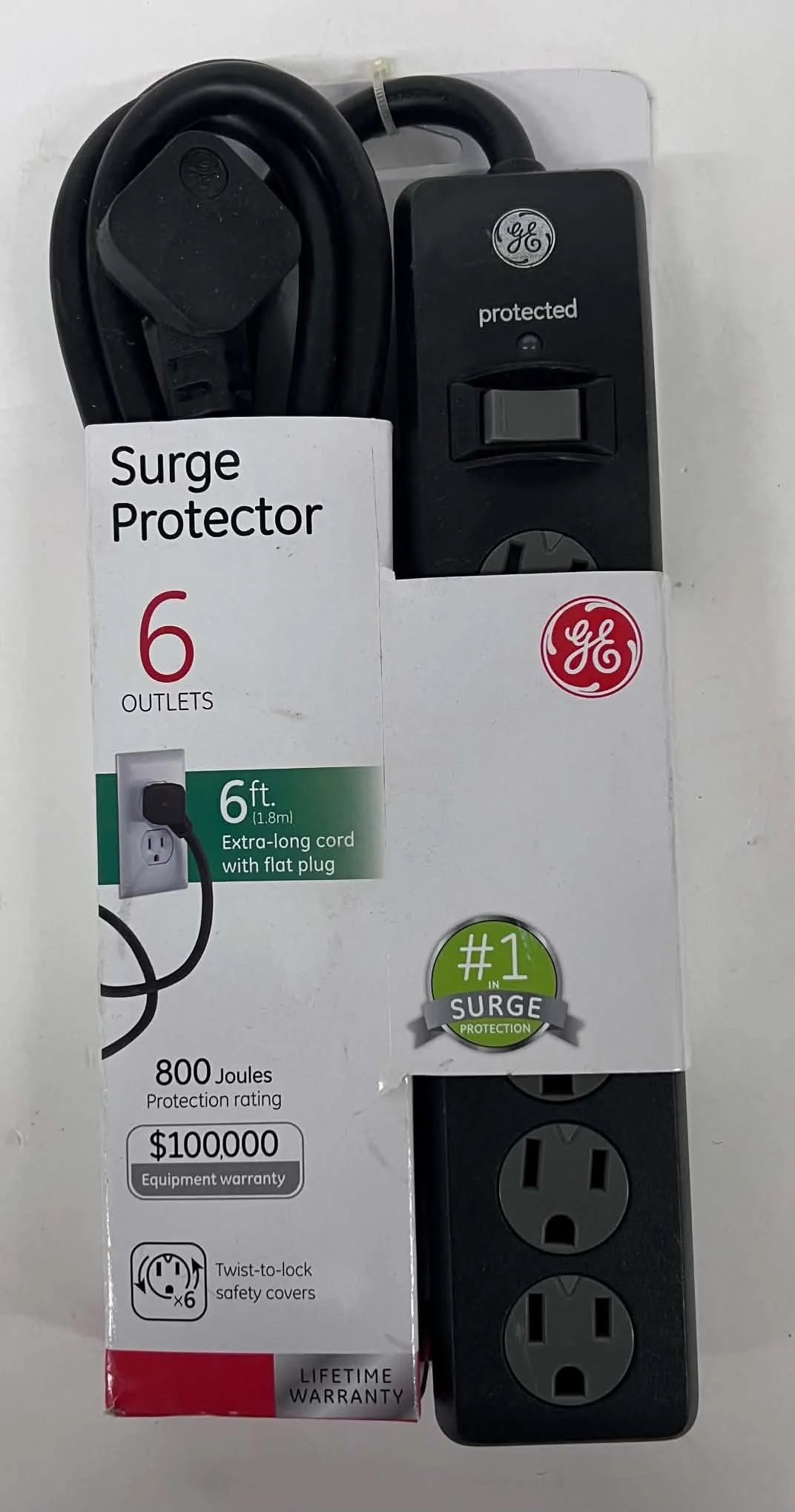 GE 6-Outlet Surge Protector