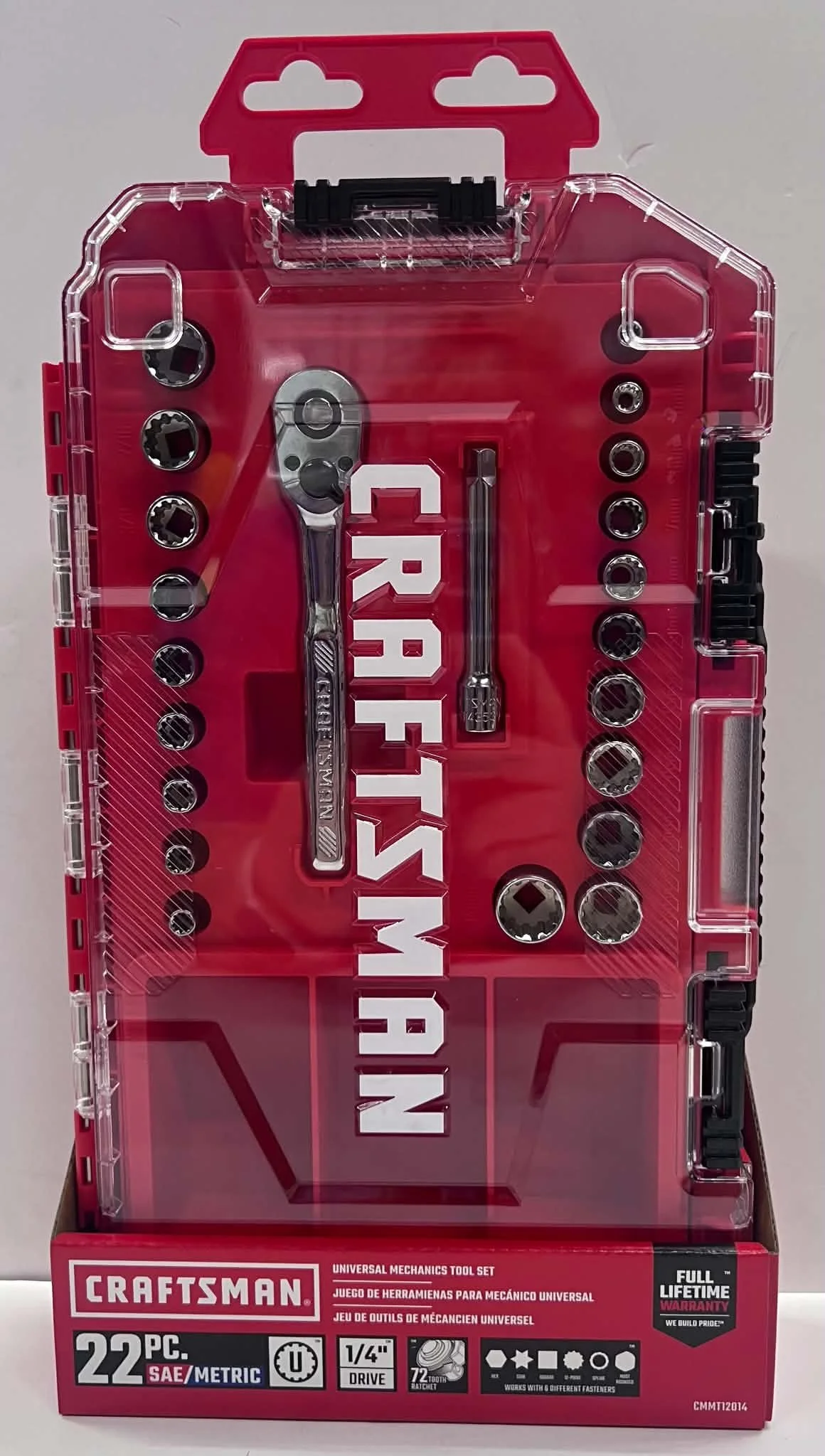 Craftsman 22-Piece Universal Mechanics Tool Set