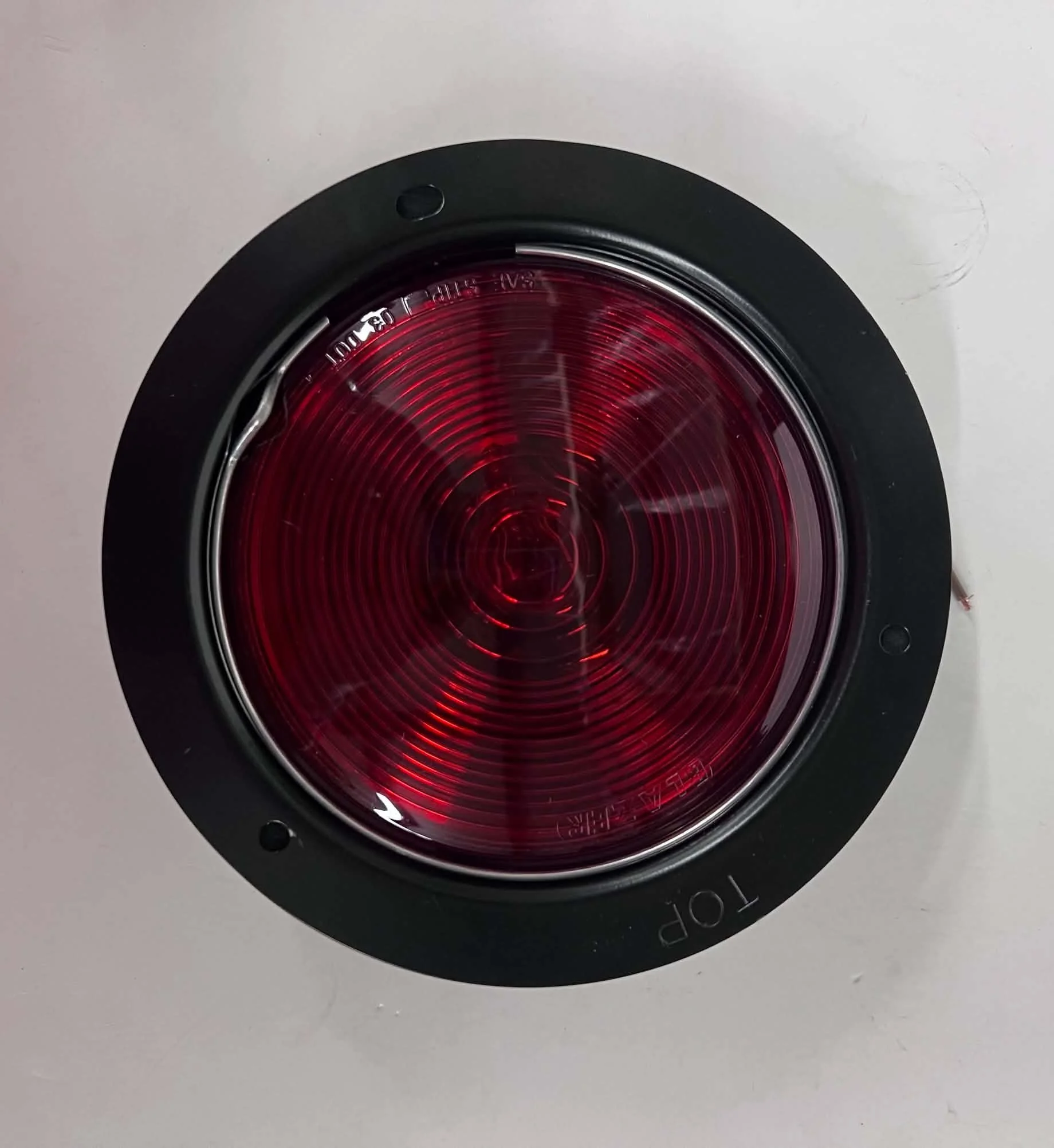 4-Inch Round Red Tail Light for Vehicles