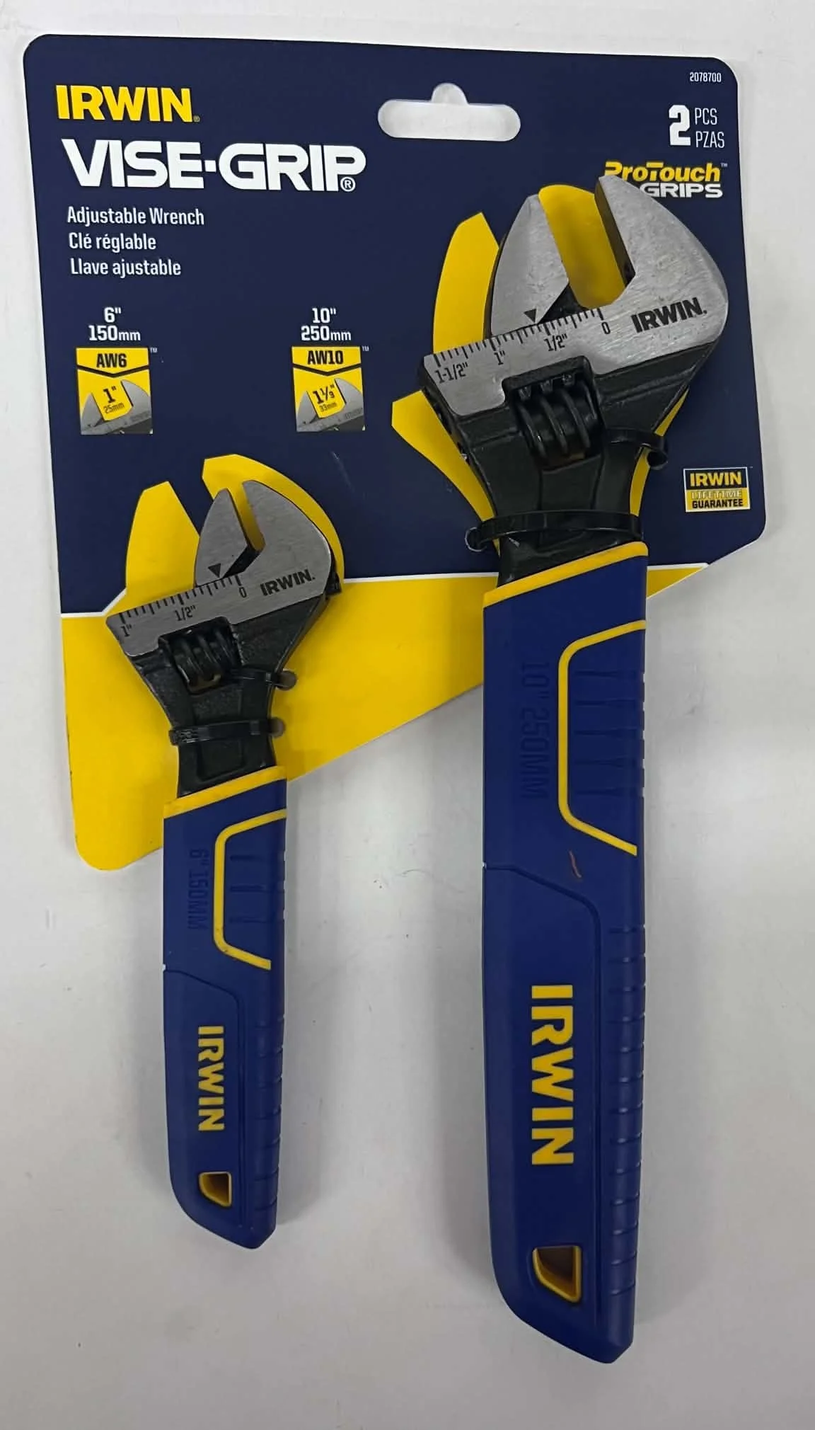 IRWIN VISE-GRIP Adjustable Wrench Set