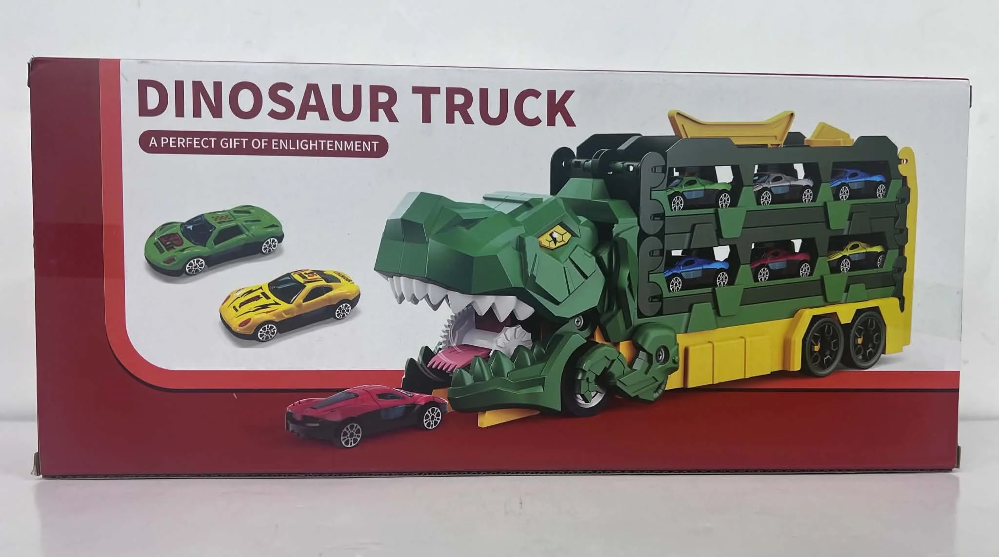 Dinosaur Truck Carrier with Mini Cars