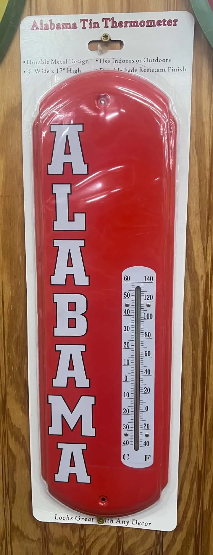 Alabama Tin Thermometer