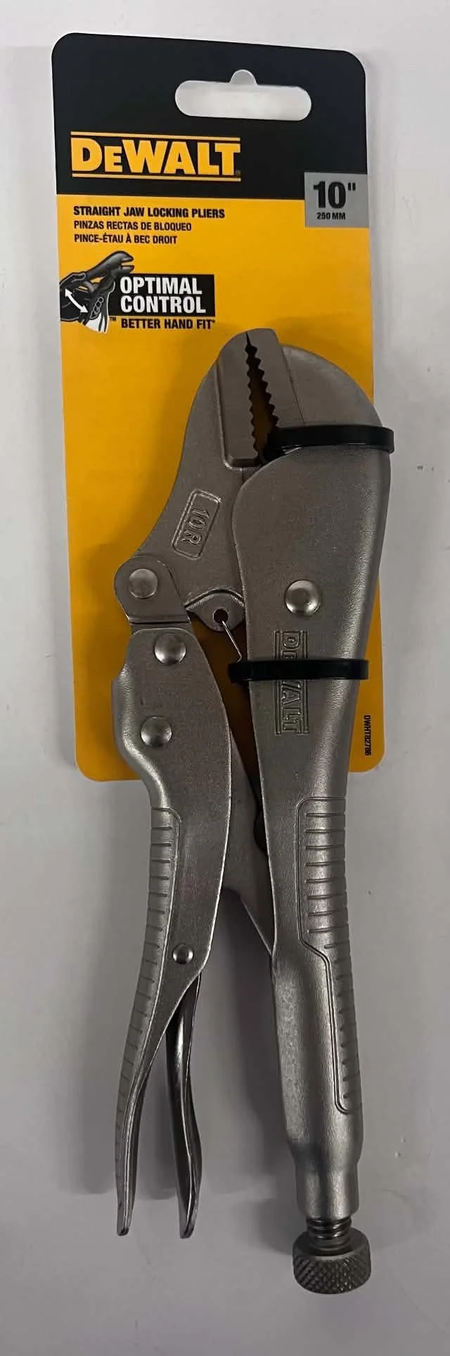 DEWALT 10-Inch Straight Jaw Locking Pliers