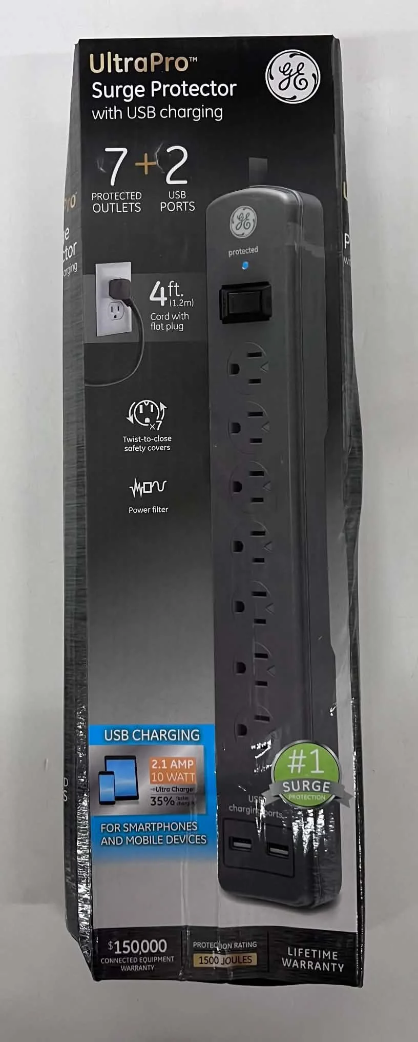 UltraPro Surge Protector with USB Charging
