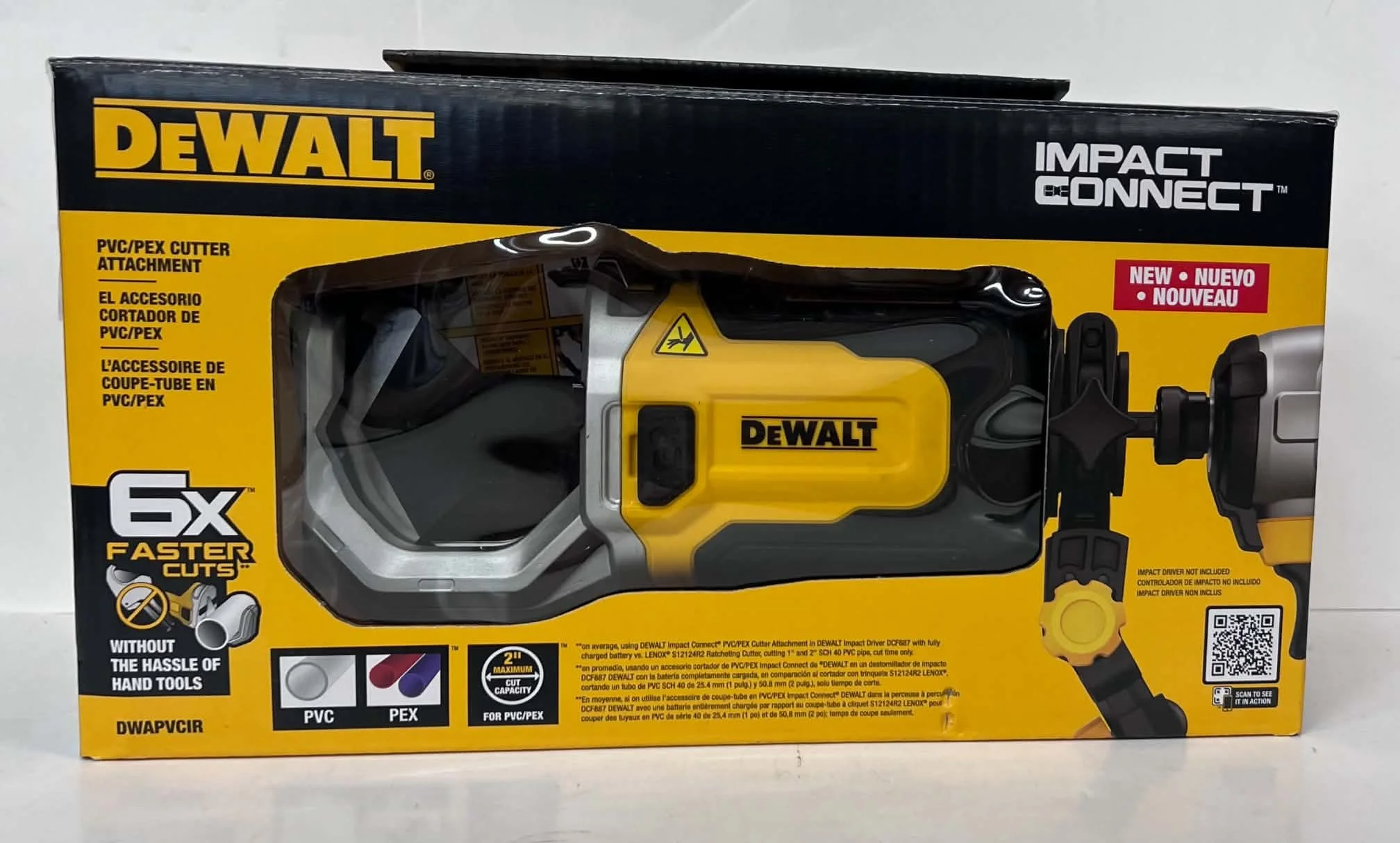 DeWalt Impact Connect PVC/PEX Cutter Attachment
