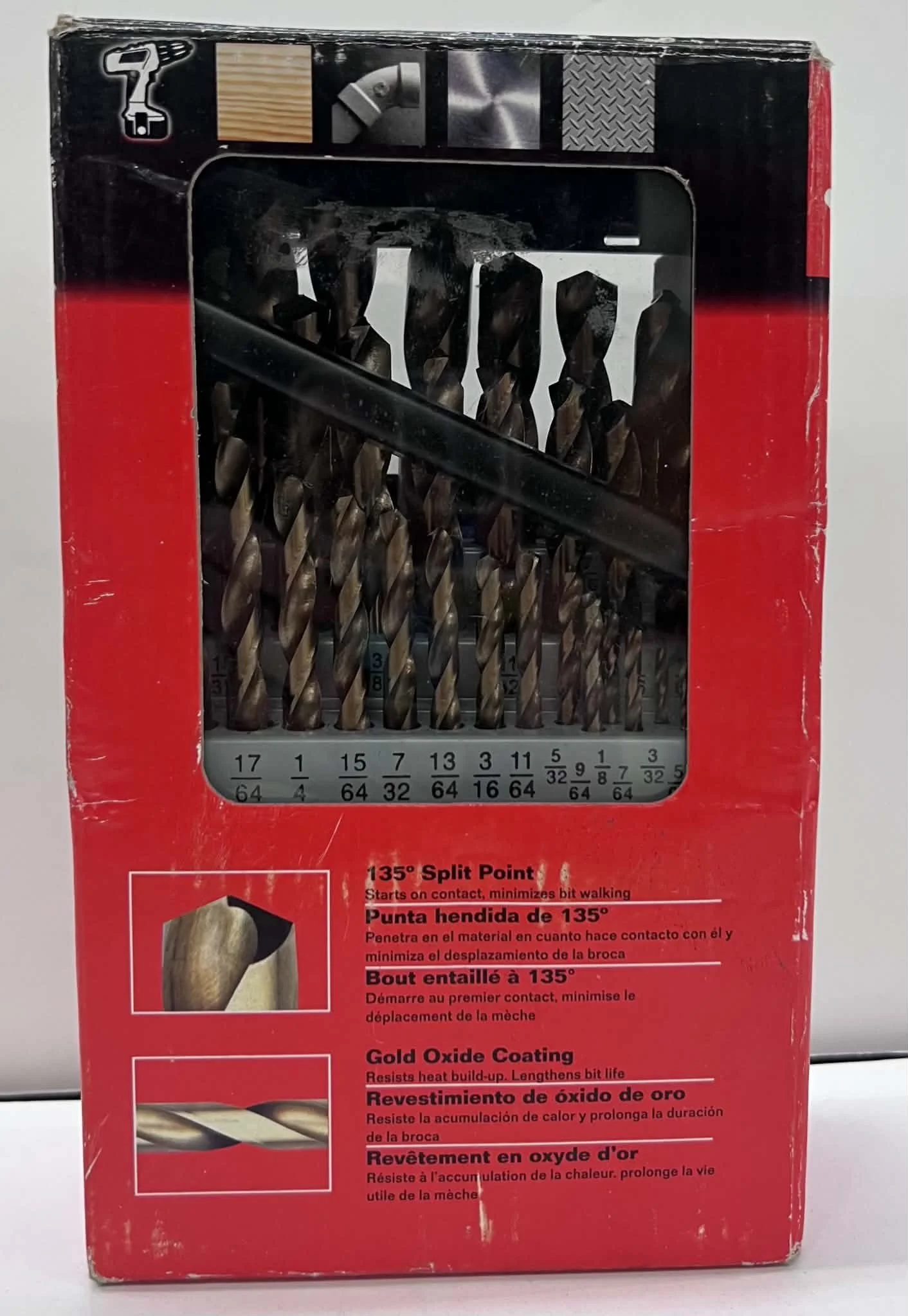 Precision Gold Oxide Drill Bit Set