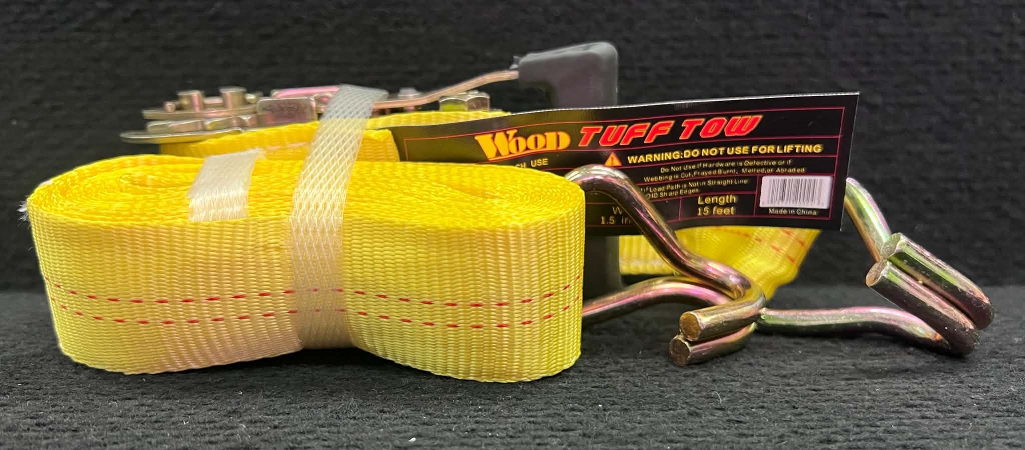 Wood Tuff Tow Strap