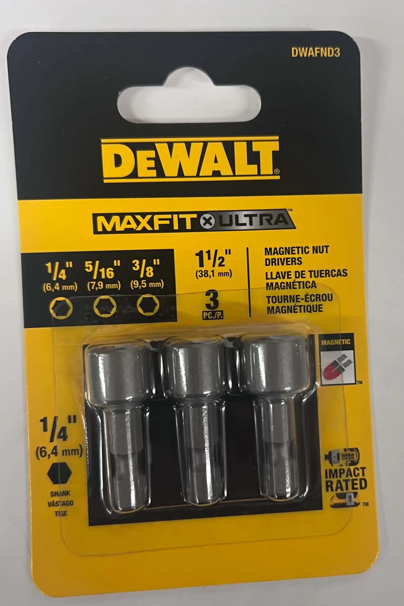 DeWalt MAXFIT Ultra Magnetic Nut Driver Set