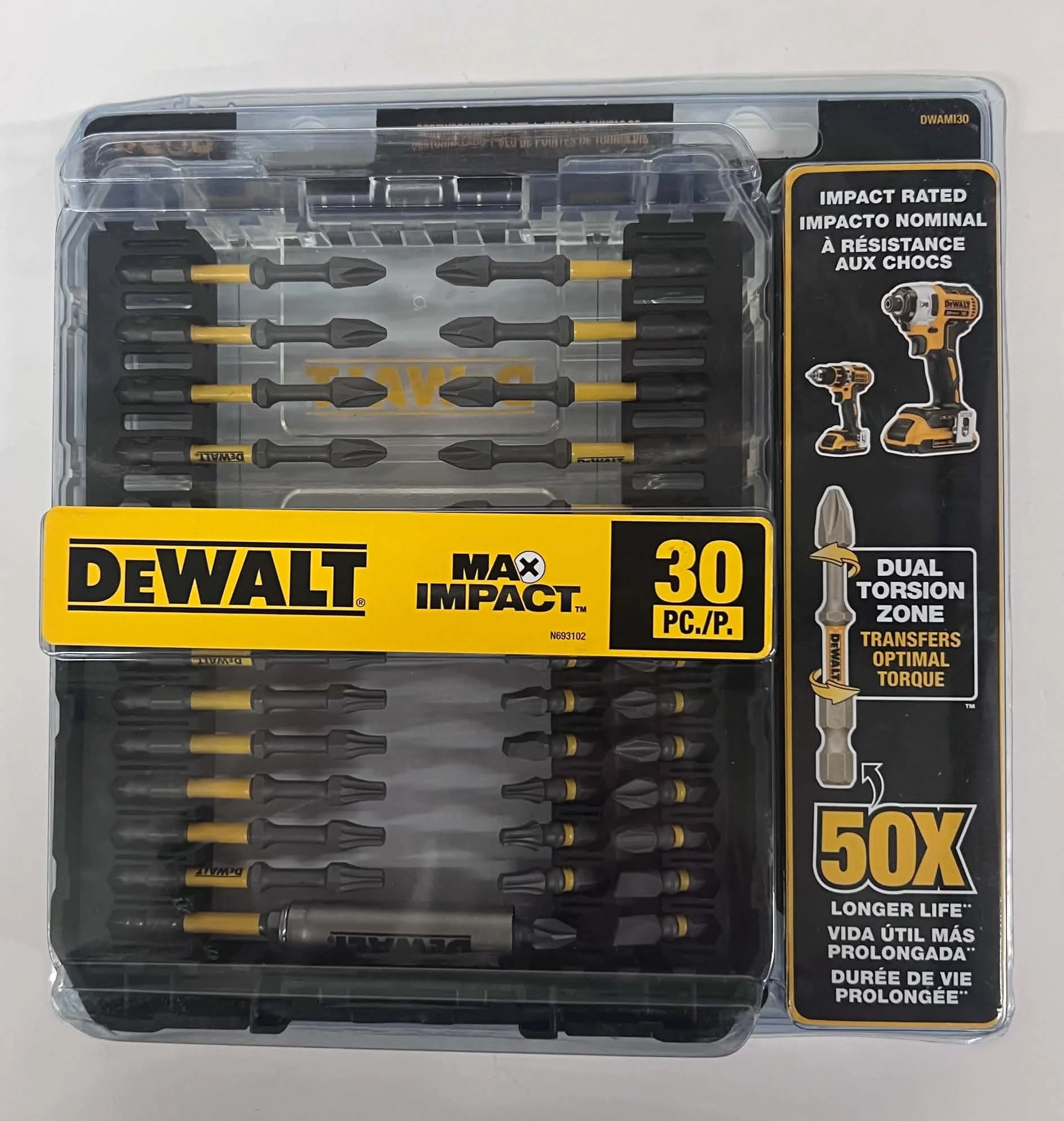 DEWALT Max Impact 30-Piece Bit Set