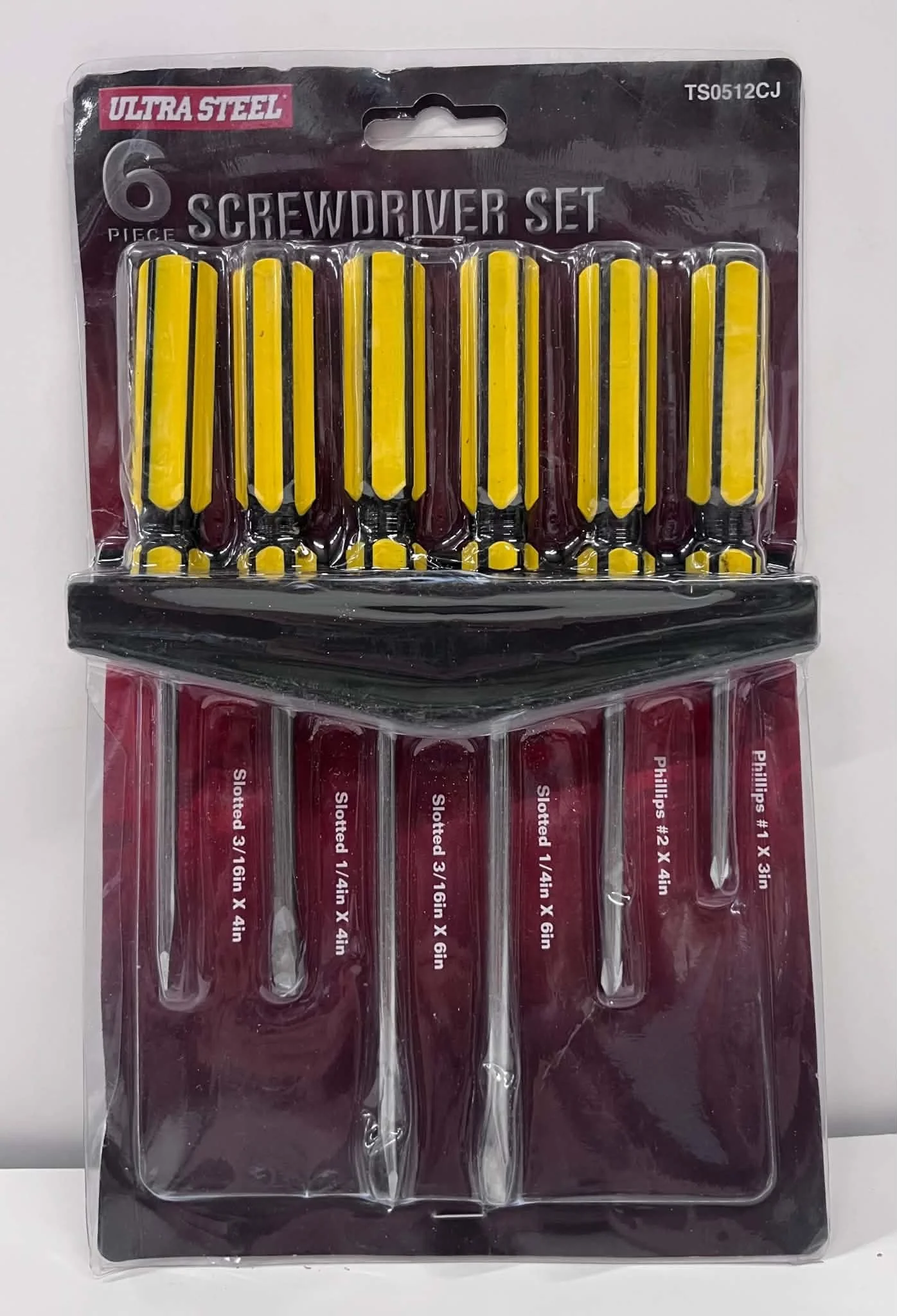 Ultra Steel 6-Piece Screwdriver Set