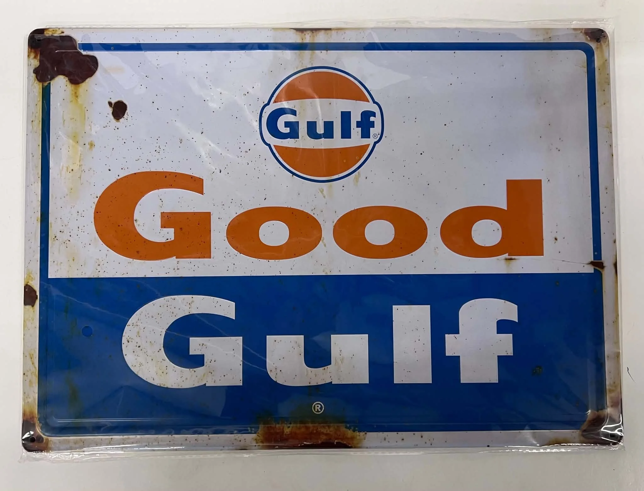 Vintage Gulf Oil Tin Sign
