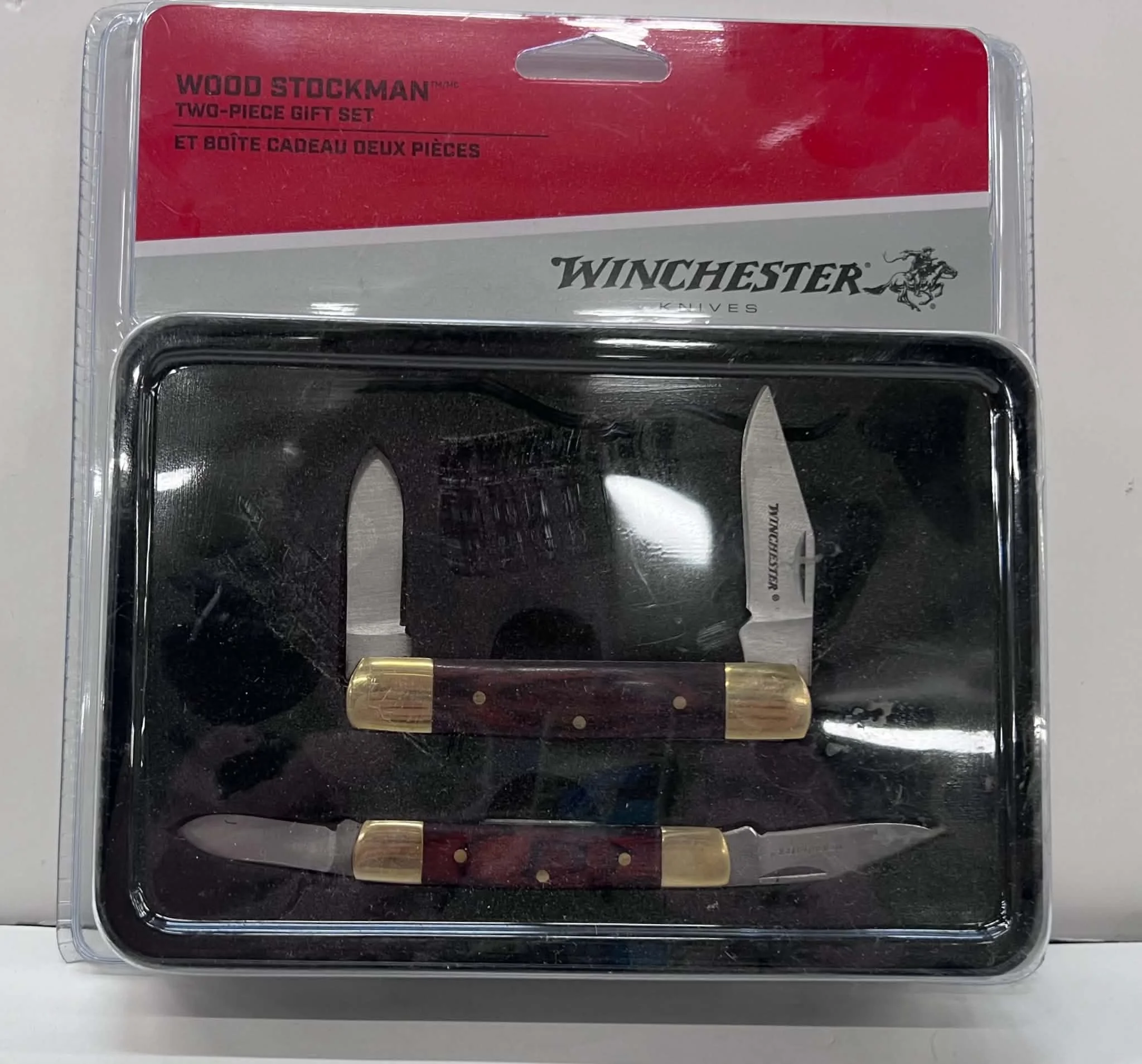 Winchester Wood Stockman Two-Piece Knife Gift Set