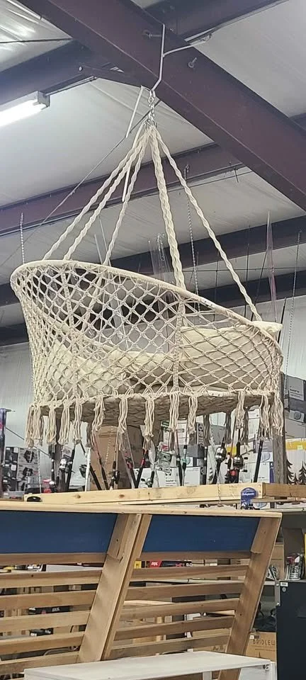 Artisan Macramé Hanging Swing Chair