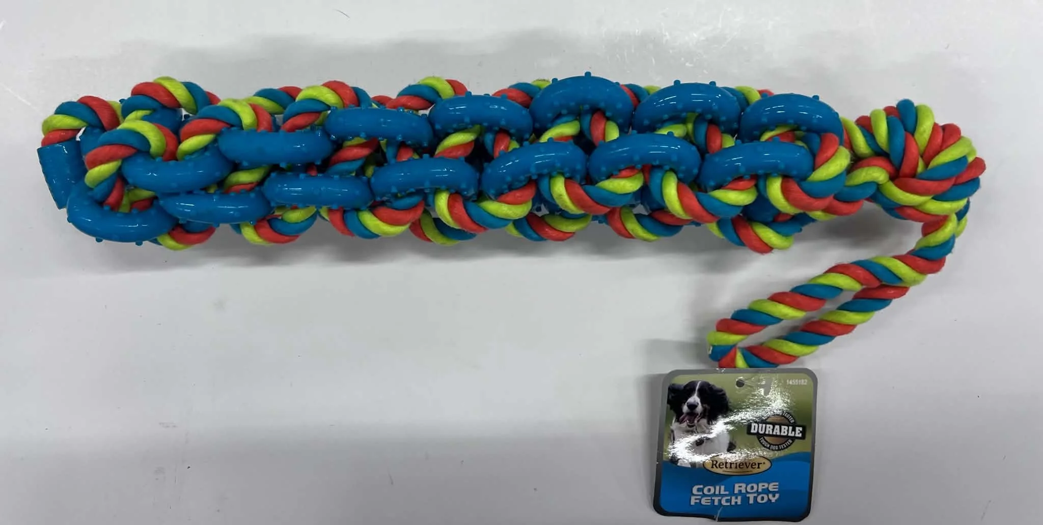 Durable Coil Rope Fetch Toy