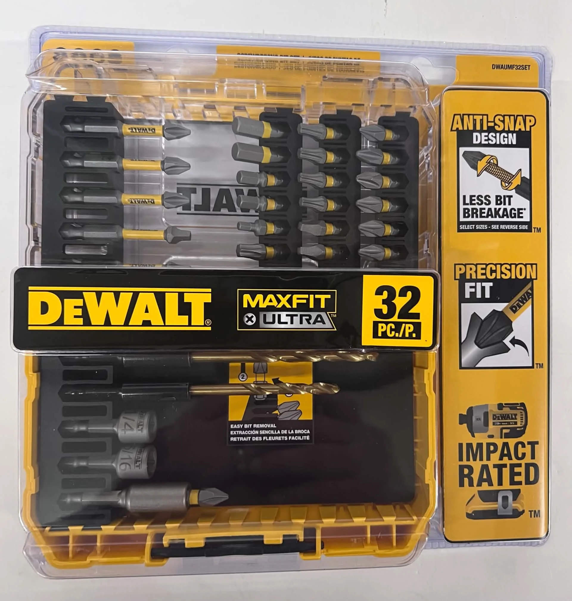 DeWalt MaxFit Ultra 32-Piece Screwdriver Bit Set
