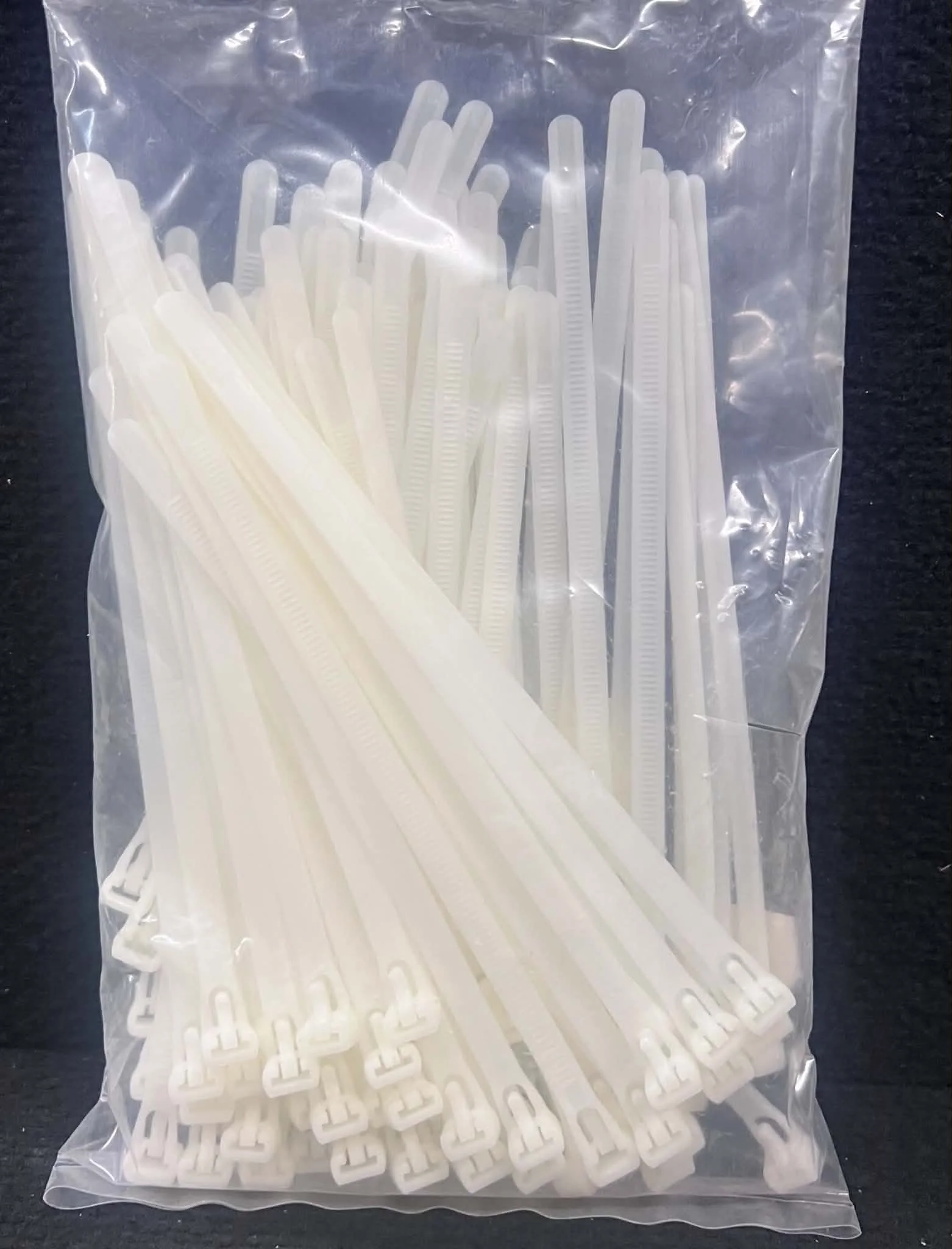 Heavy-Duty Nylon Cable Ties - 100-Pack