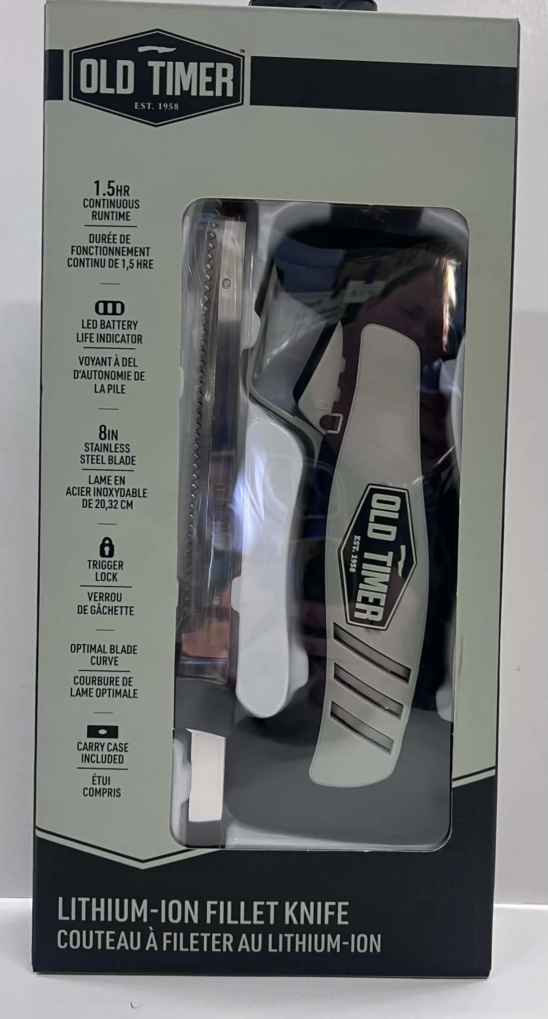 Old Timer Lithium-Ion Fillet Knife