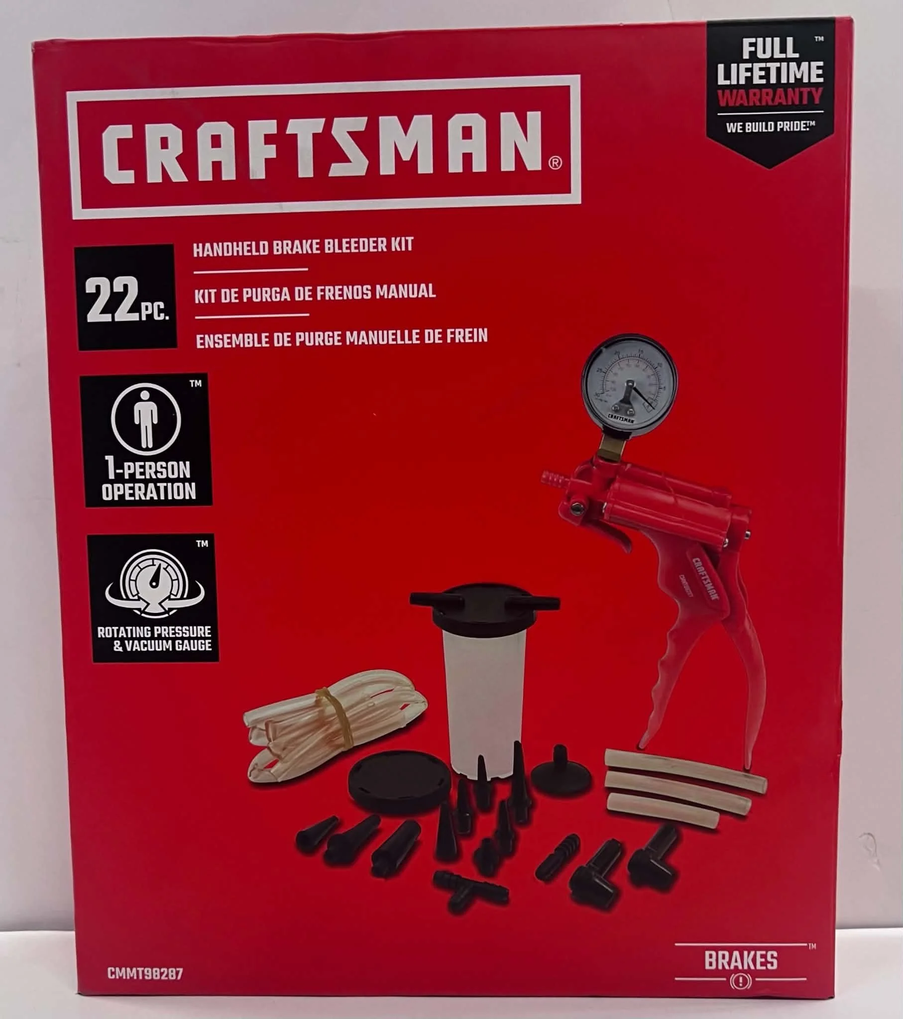 CRAFTSMAN 22-Piece Handheld Brake Bleeder Kit