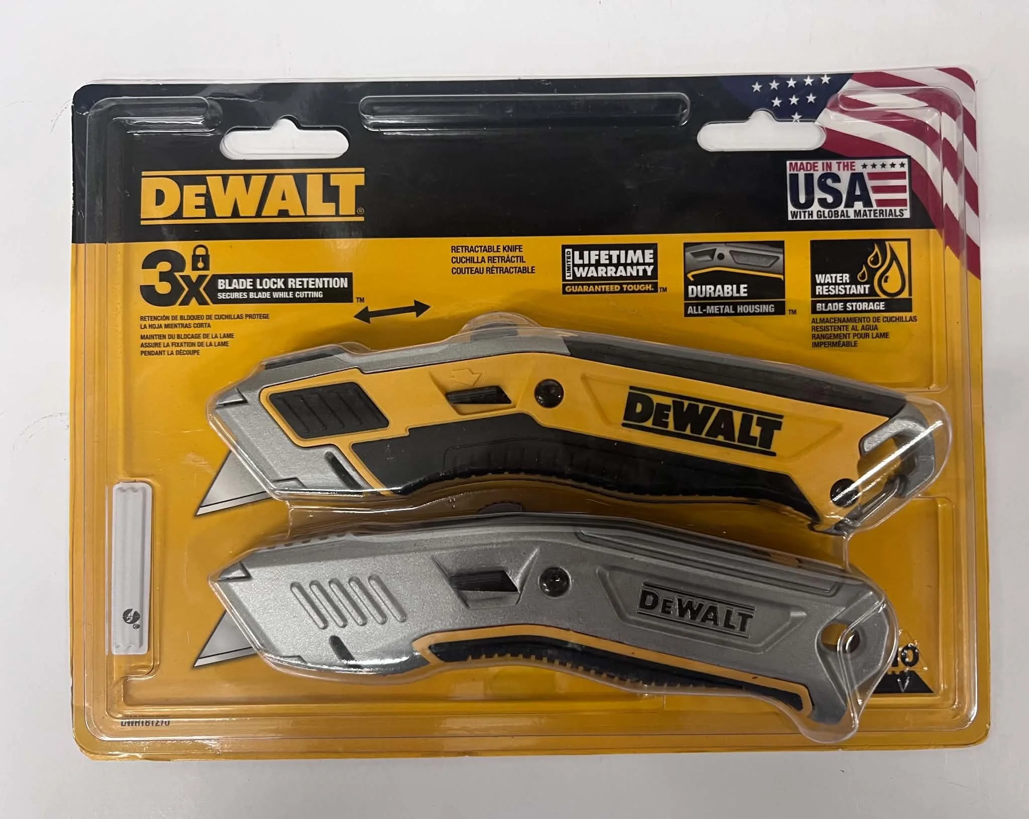 DeWalt Retractable Utility Knife Set