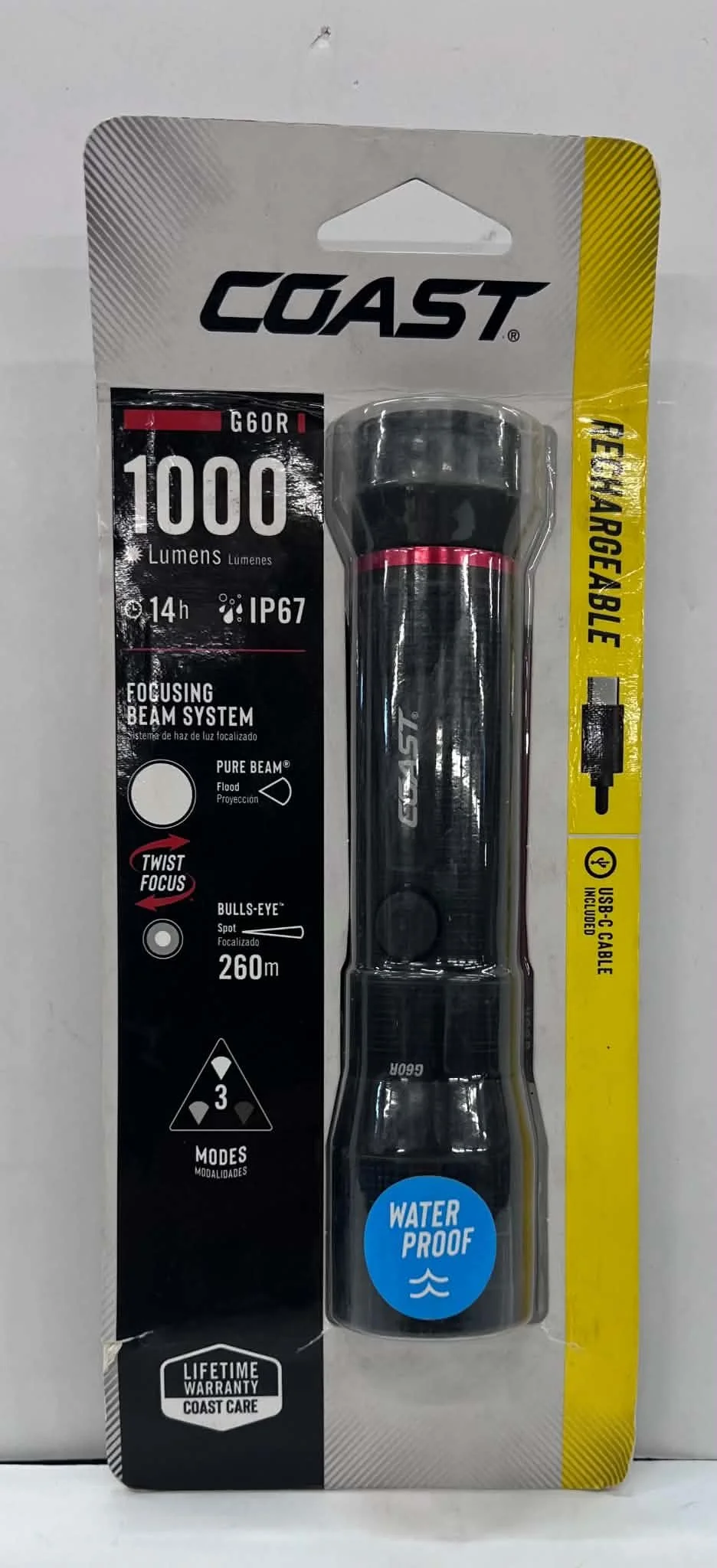 Coast G60R Rechargeable Flashlight