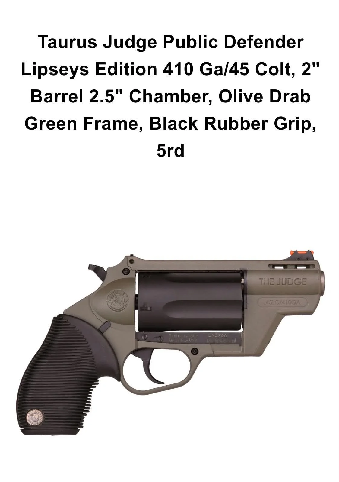 Taurus Judge Public Defender Lipseys Edition