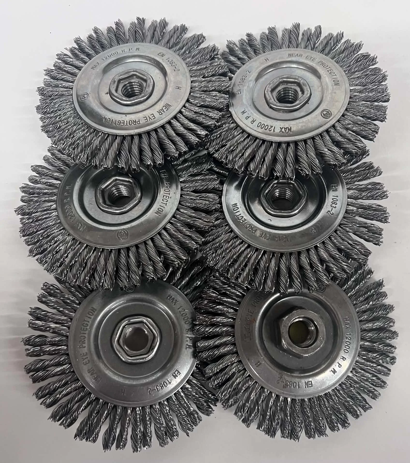 Heavy-Duty Wire Brush Wheel Set