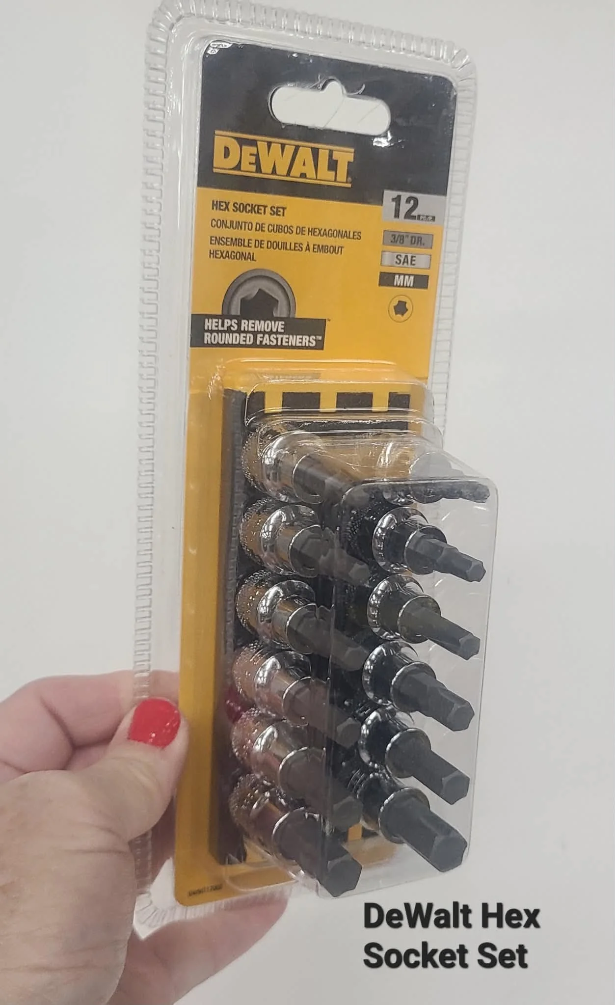 DeWalt 12-Piece Hex Socket Set