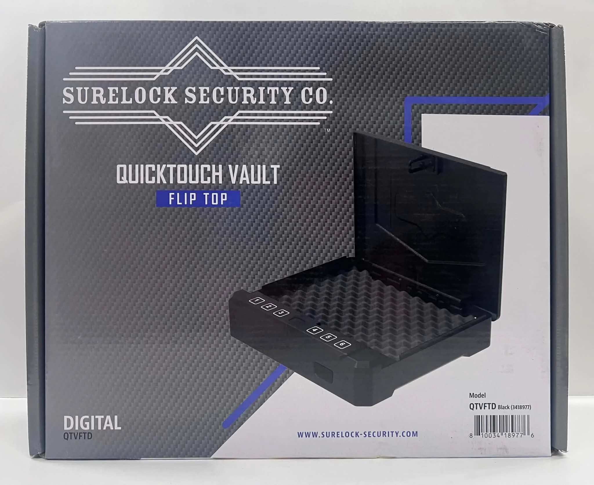 SureLock Security QuickTouch Vault Flip Top